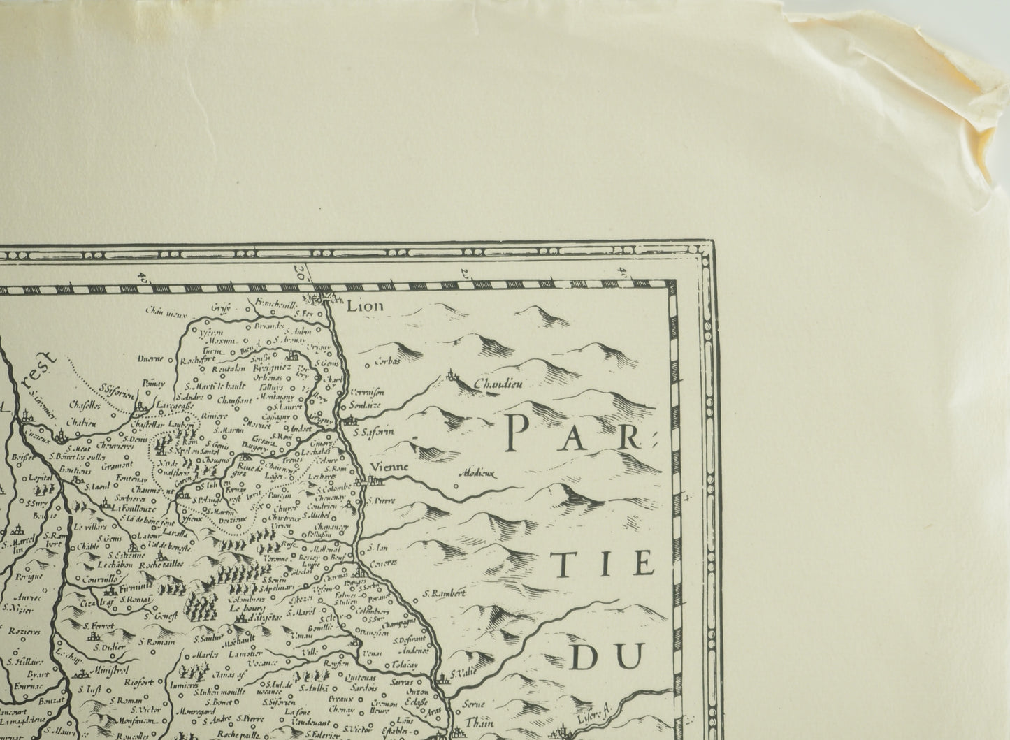 Hendrik HONDIUS : Carte du Languedoc