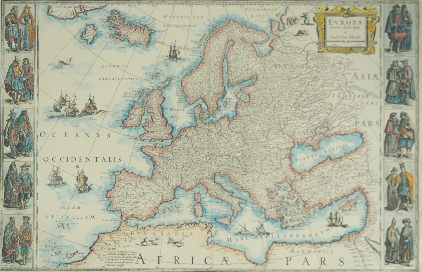 Willem Janszoon BLAEU : Carte de l'Europe