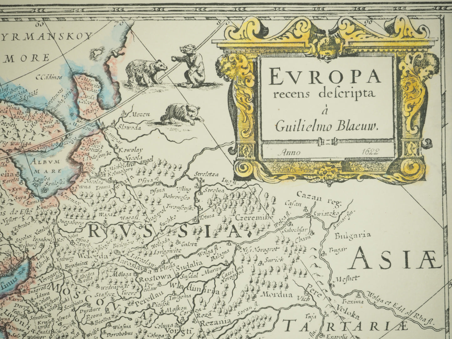 Willem Janszoon BLAEU : Carte de l'Europe