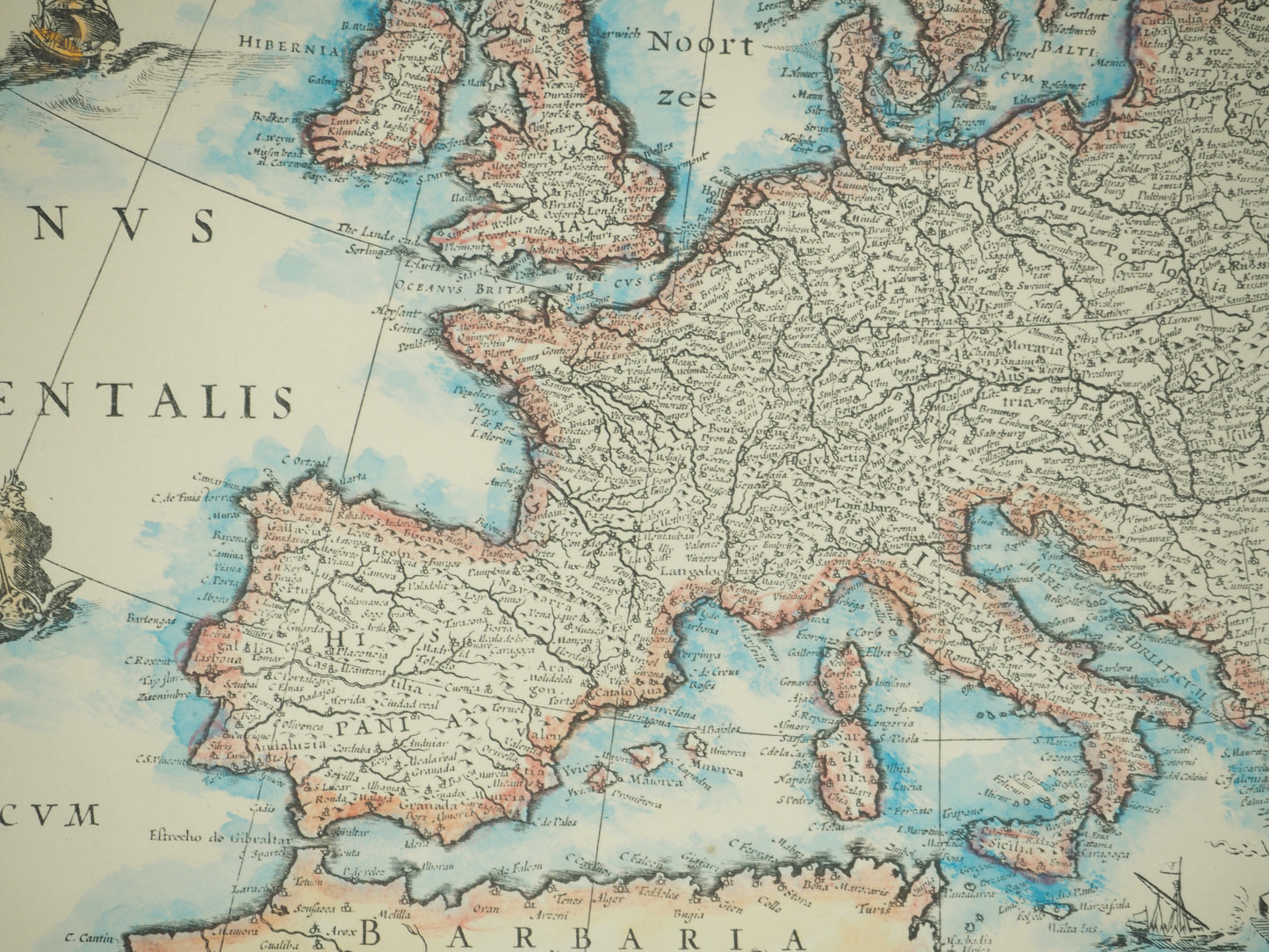 Willem Janszoon BLAEU : Carte de l'Europe