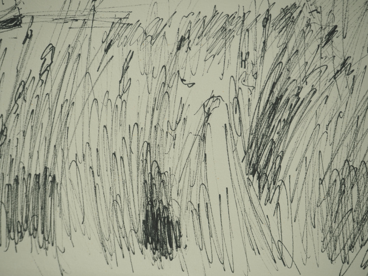 Roger CRUSAT : Barques amarrées- Dessin original signé
