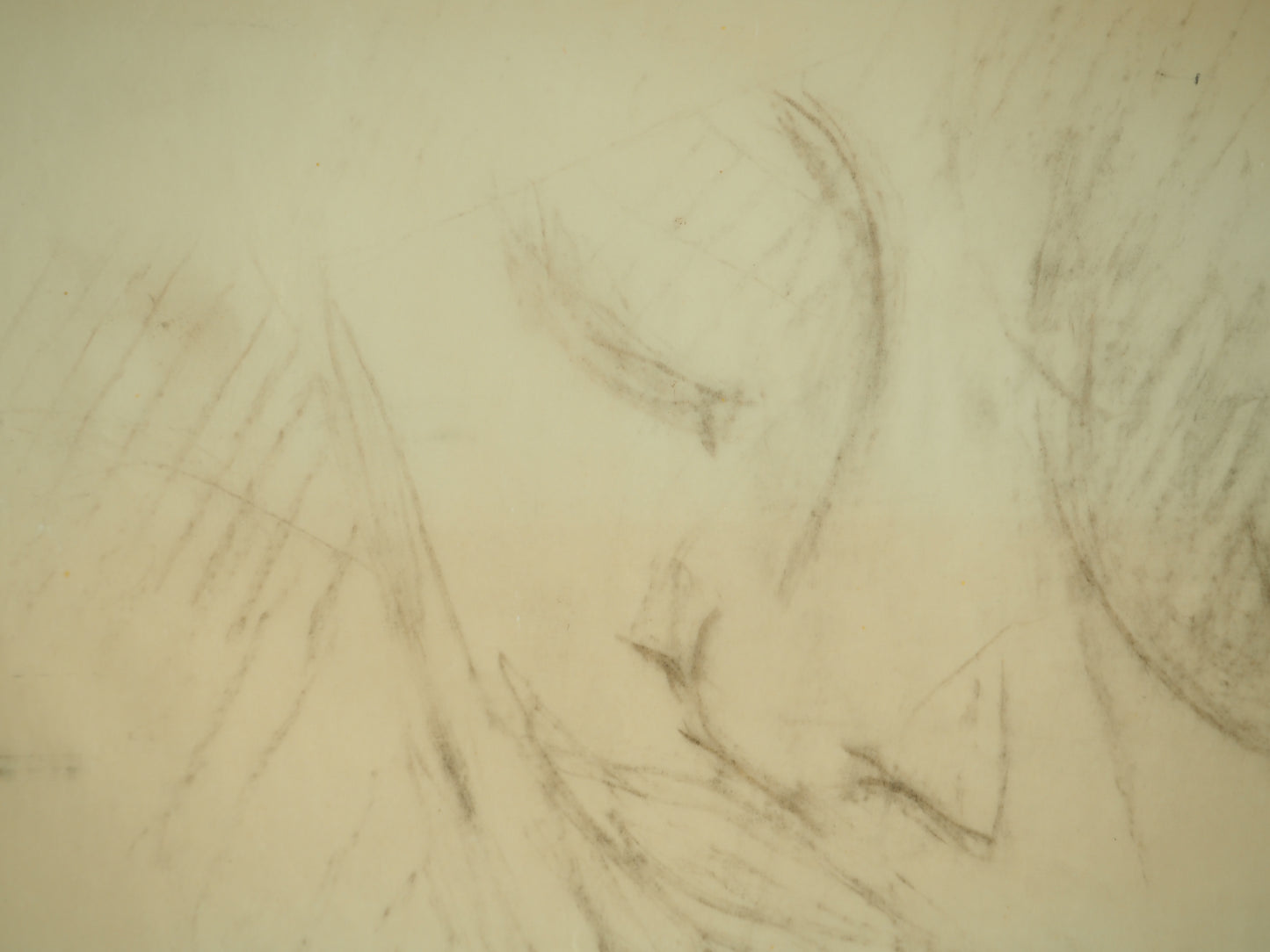 Roger CRUSAT : Portrait de jeune fille - Dessin original
