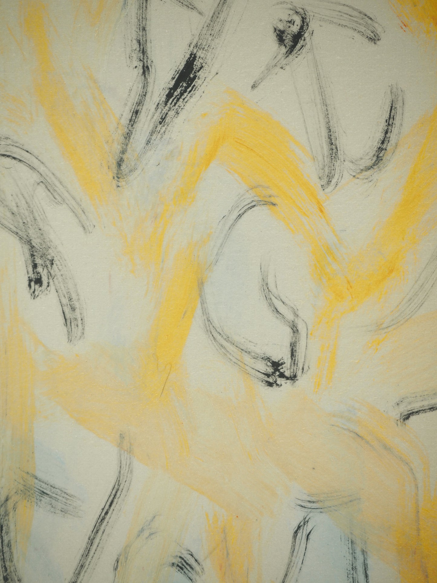 Roger CRUSAT : Fragments de lumière - Gouache sur papier