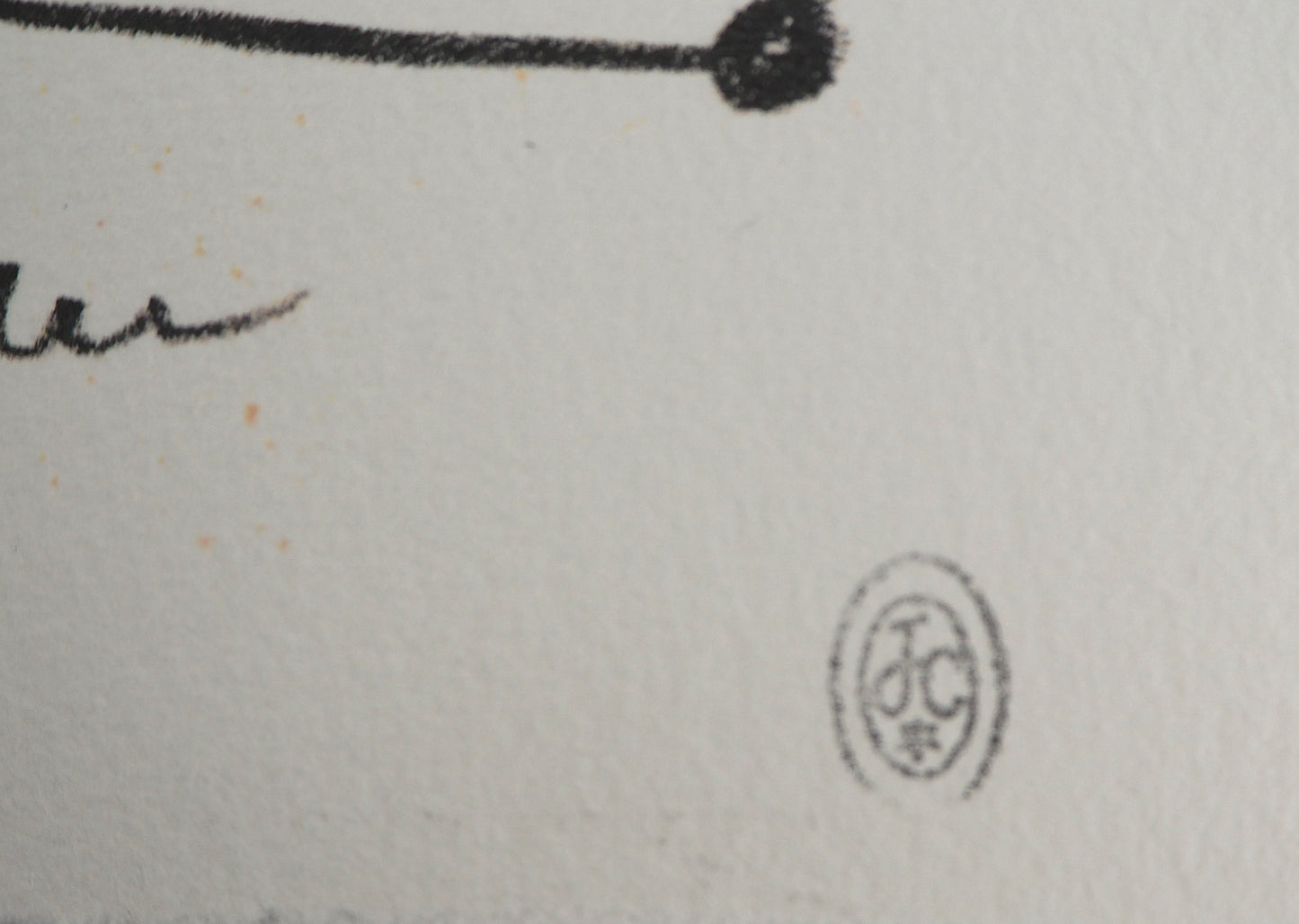 Jean COCTEAU : Le Baiser - Lithographie signée