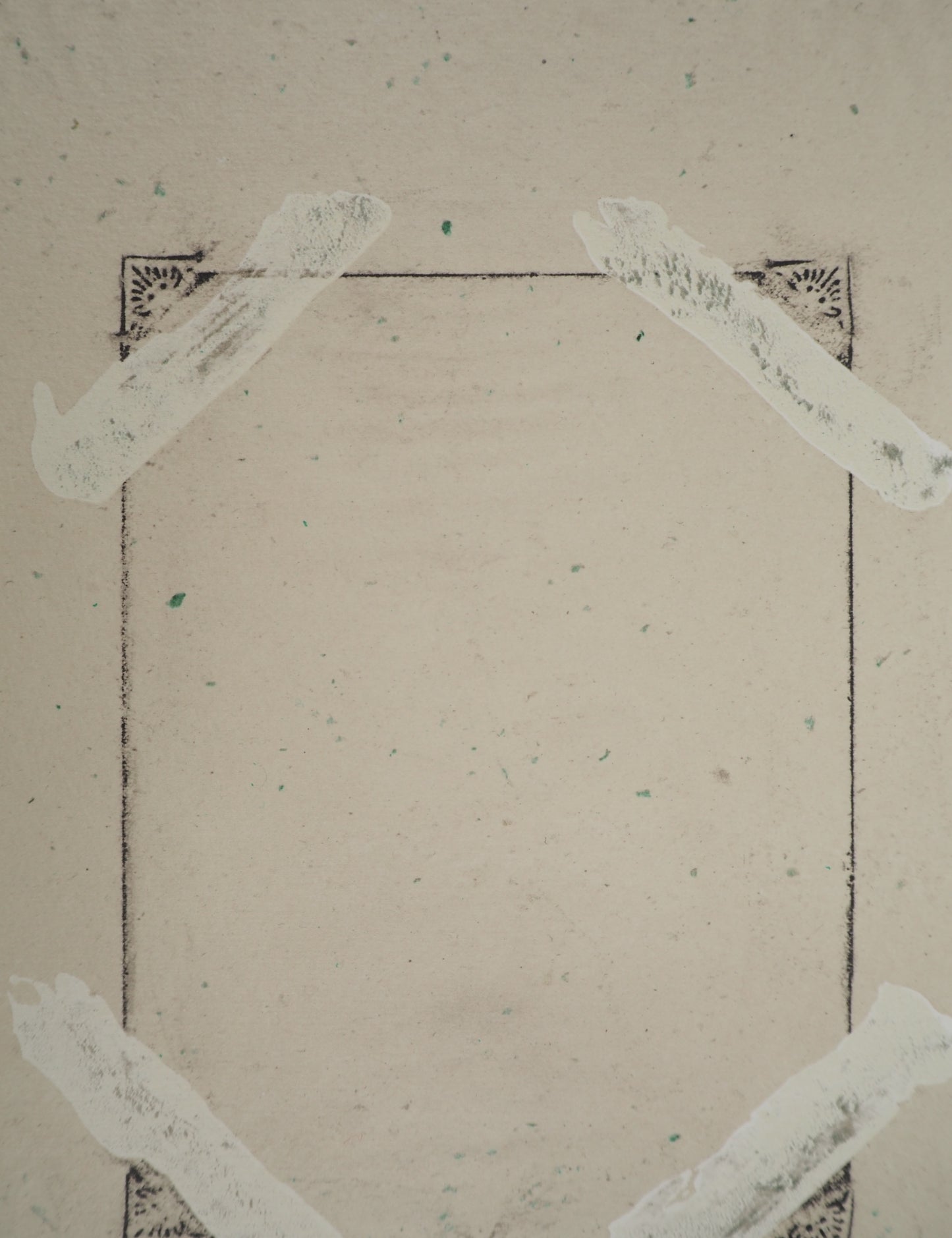 Antoni TAPIES : Page d'album - Lithographie signée