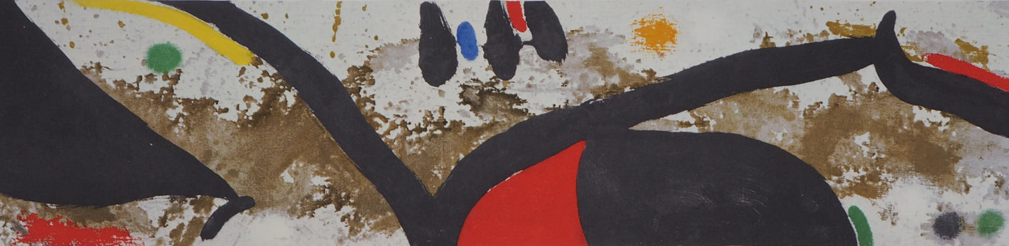 Joan MIRO : Oiseaux surréalistes - Lithographie signée