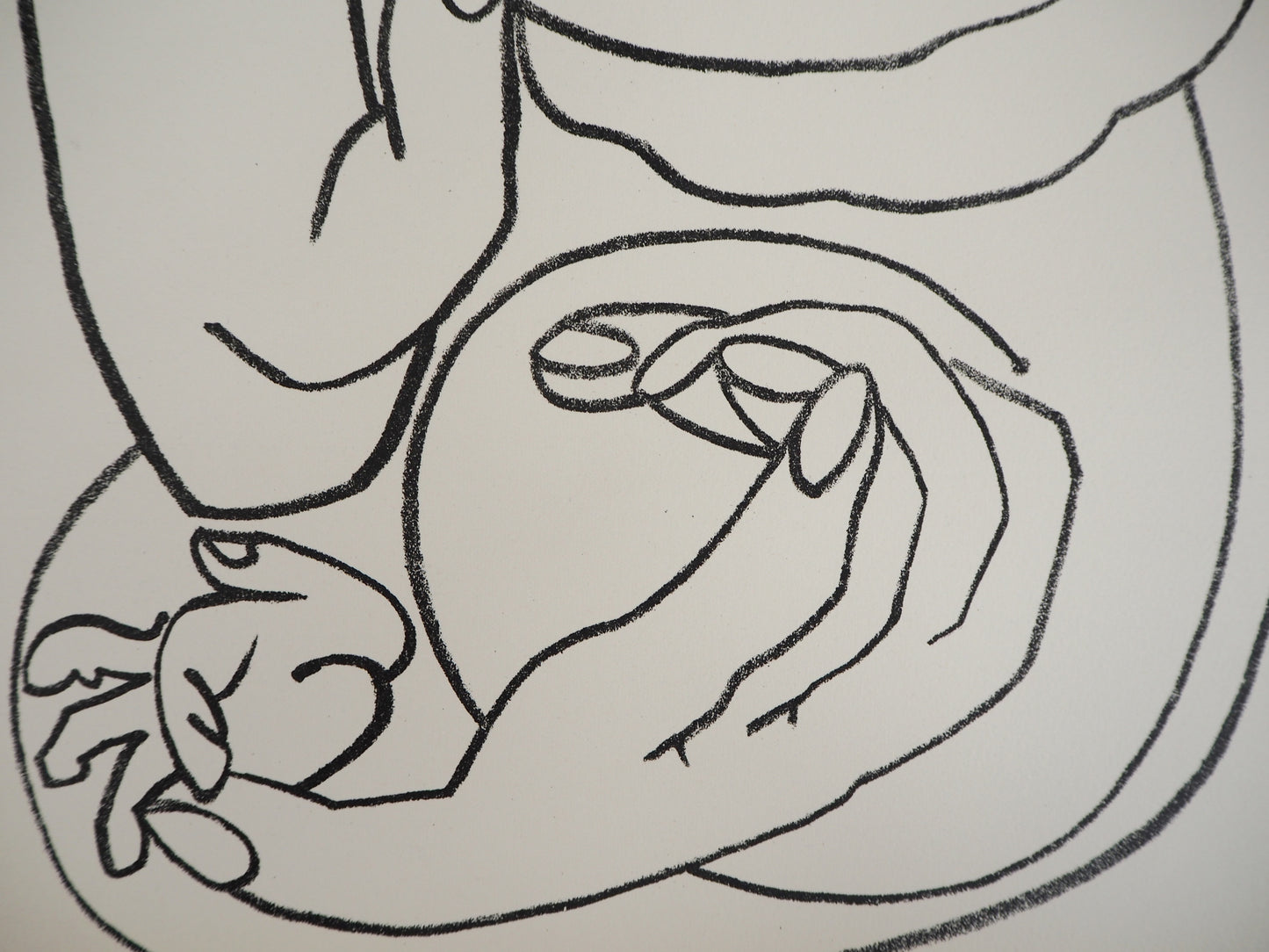 Françoise GILOT : La maternité - Lithographie originale