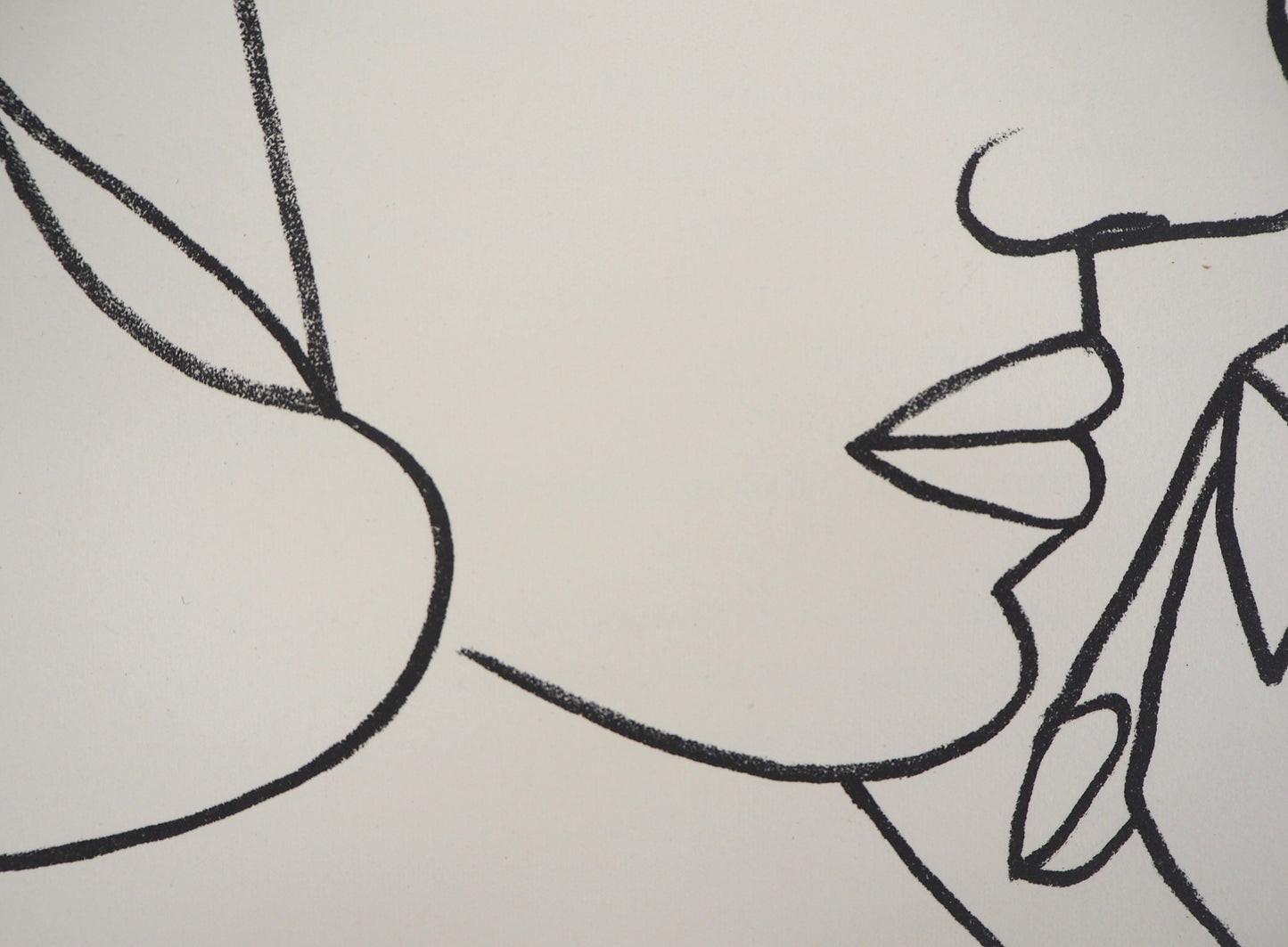 Françoise GILOT : Femme de profil - Lithographie originale