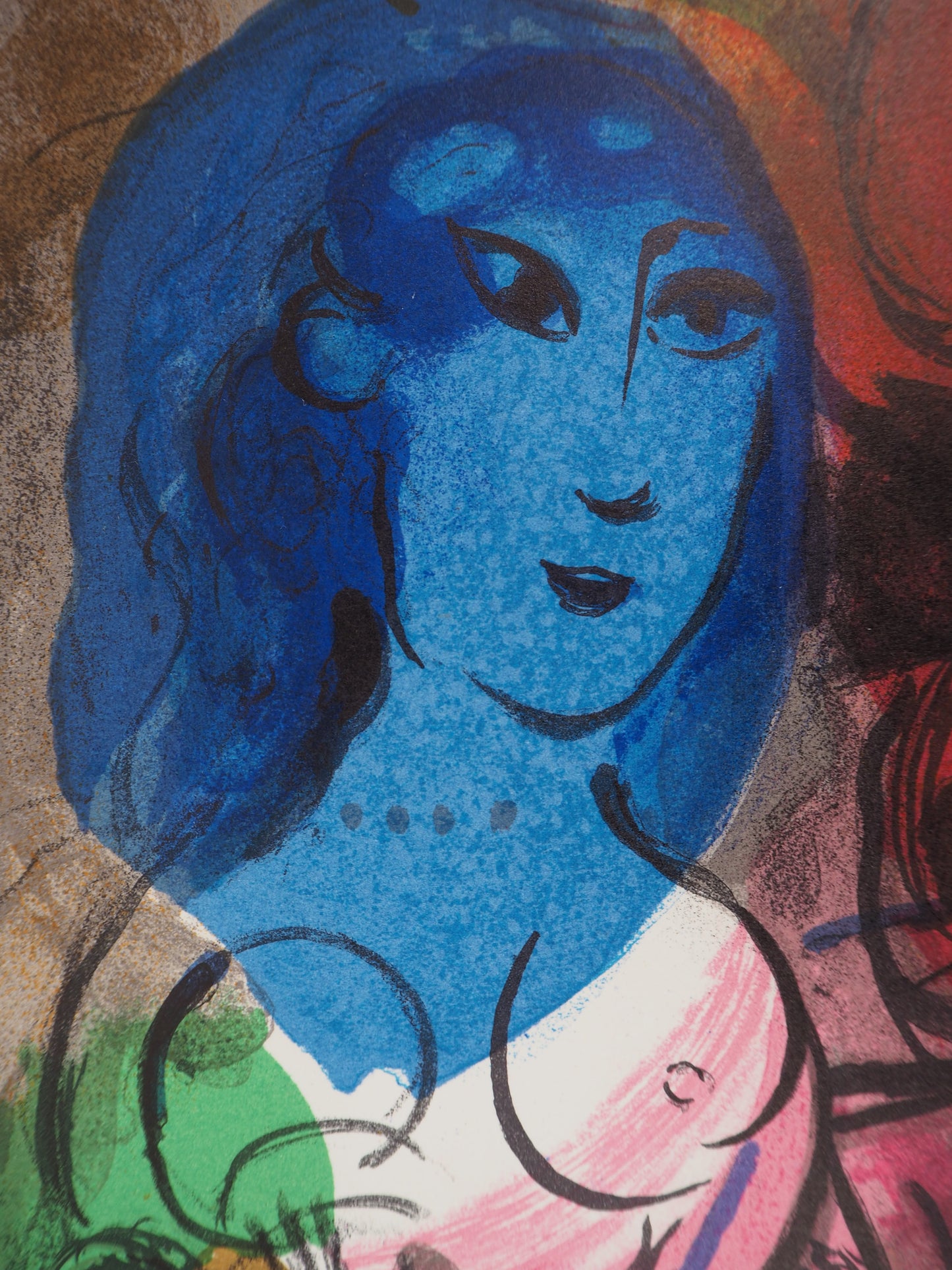 Marc CHAGALL : Intimité - Lithographie originale