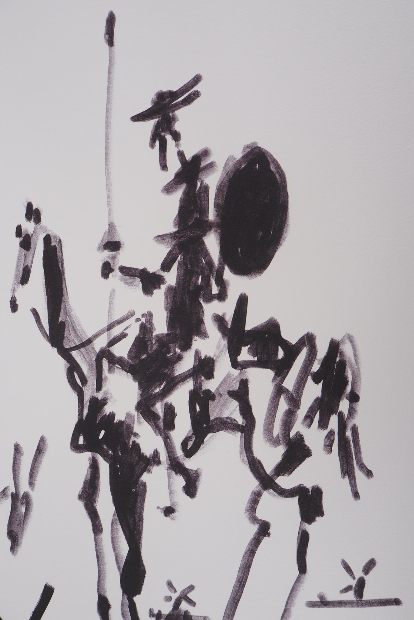 Pablo PICASSO : Don Quichotte - Lithographie signée