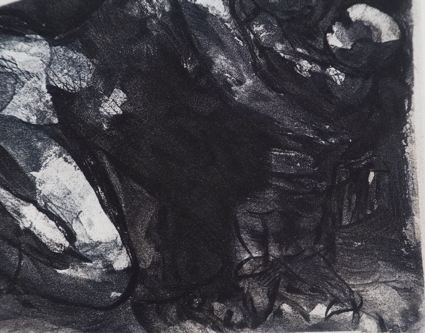Auguste RODIN : La nativité - Gravure