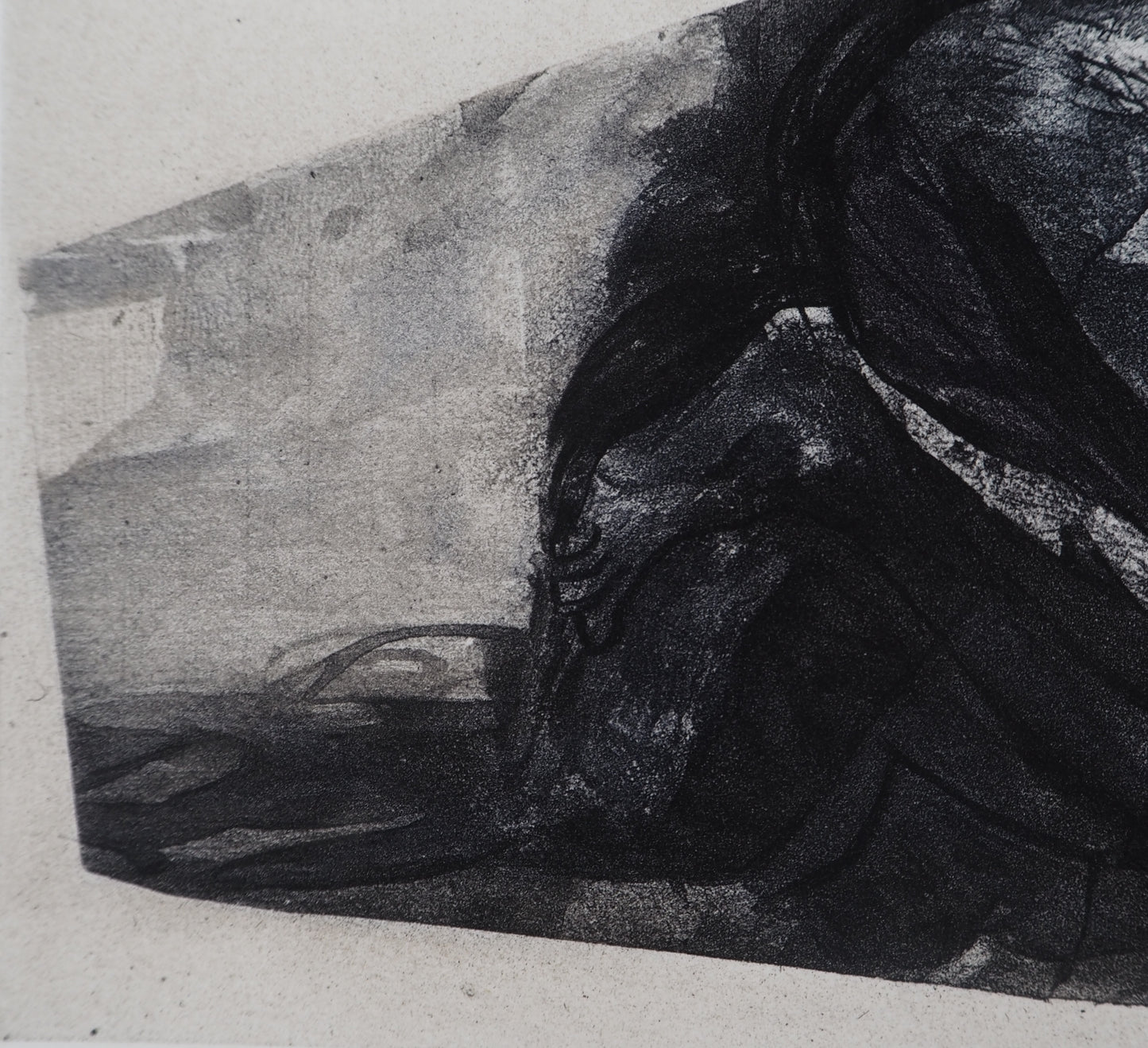 Auguste RODIN : La nativité - Gravure