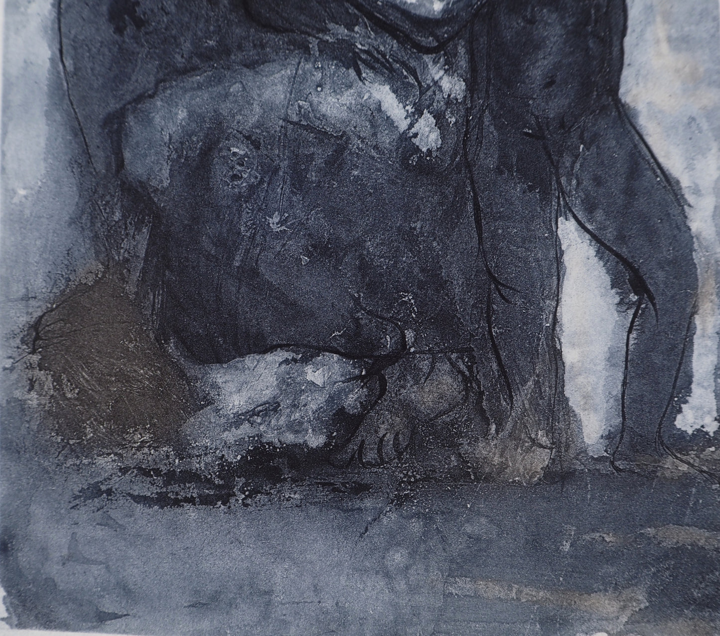 Auguste RODIN : Femme et ses enfants - Gravure