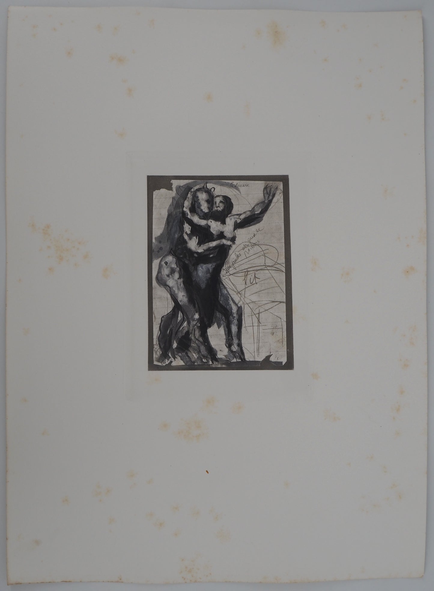 Auguste RODIN : La luxure - Gravure