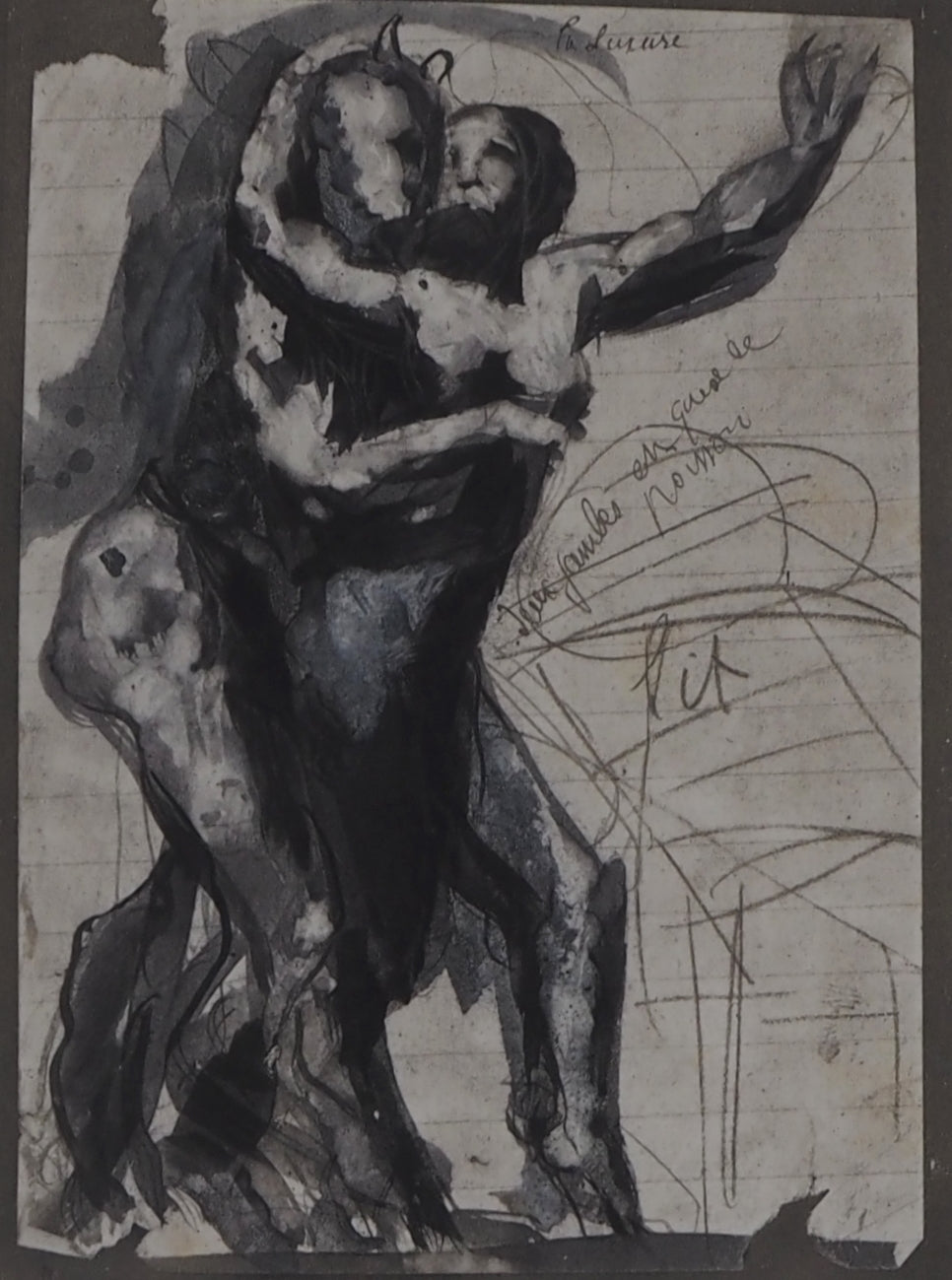 Auguste RODIN : La luxure - Gravure
