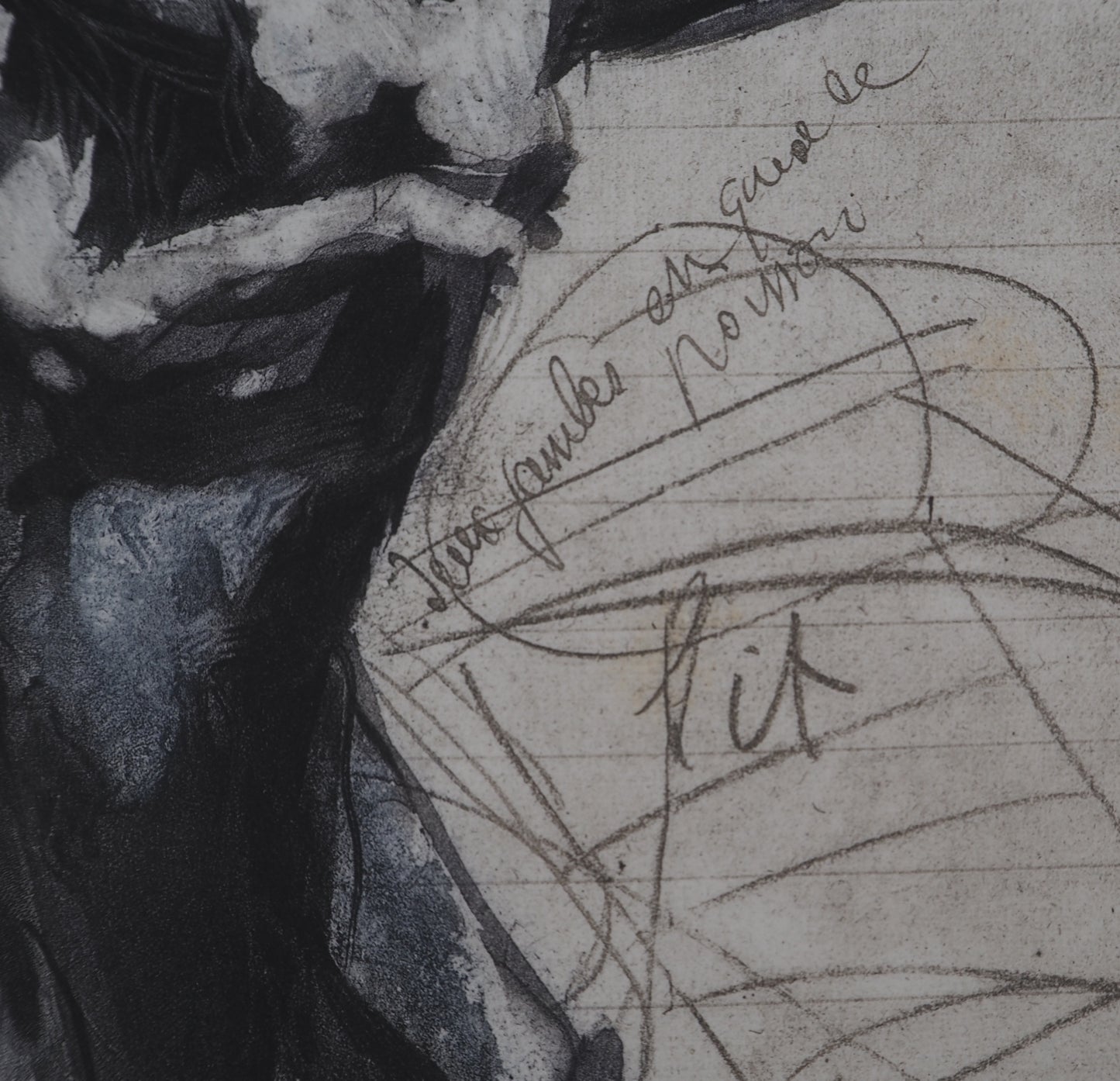 Auguste RODIN : La luxure - Gravure