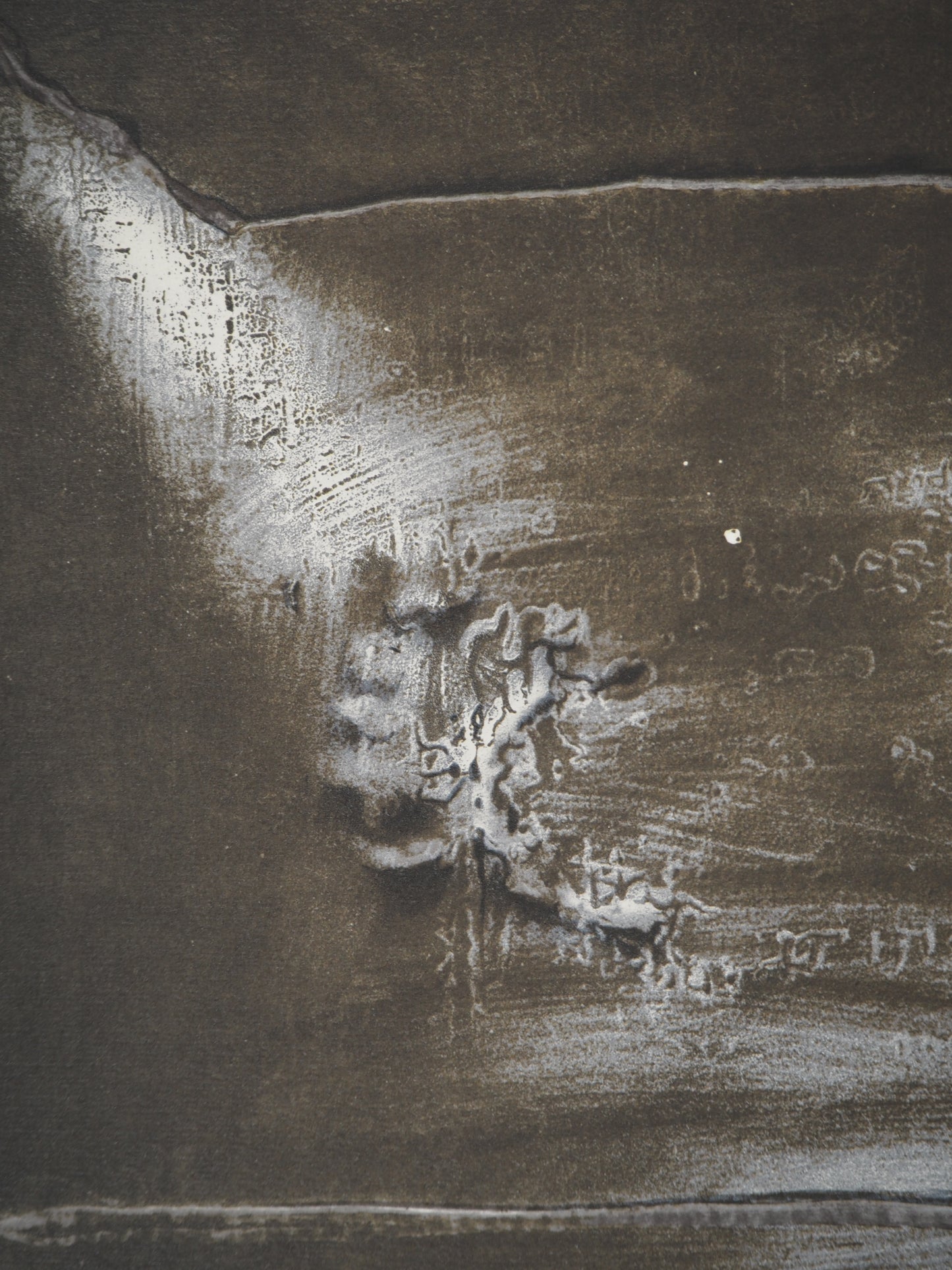 Antoni TAPIES : Clair-obscur - Lithographie signée