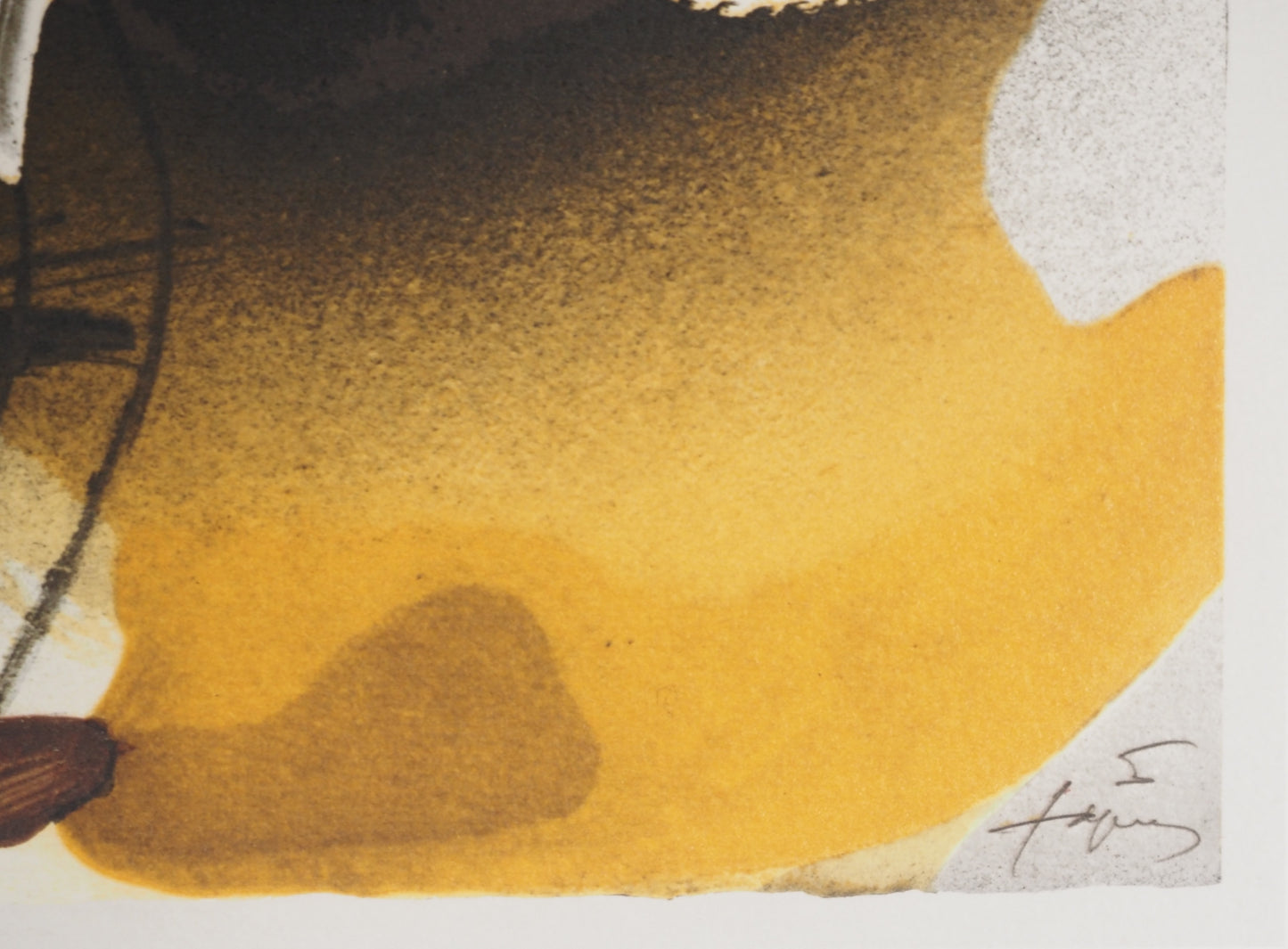 Antoni TAPIES : Composition à la balançoire - Lithographie signée