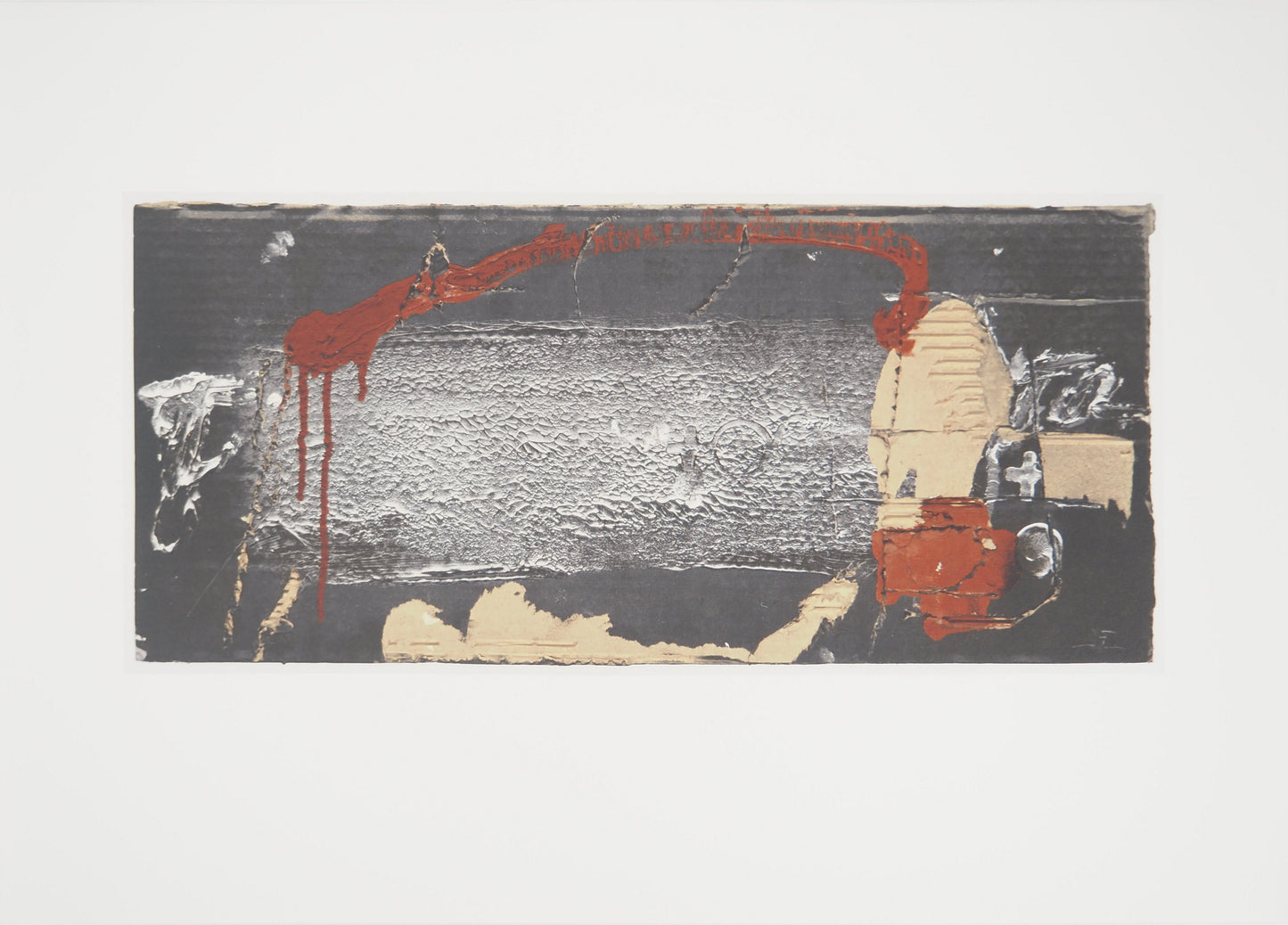 Antoni TAPIES : Empreinte de chaussure - Lithographie signée