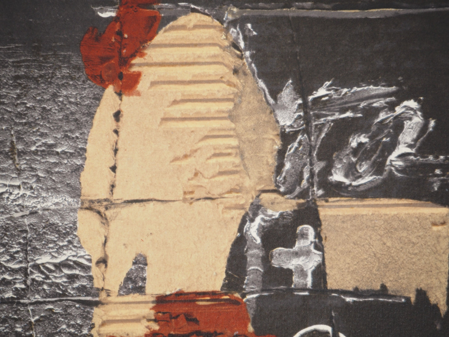 Antoni TAPIES : Empreinte de chaussure - Lithographie signée