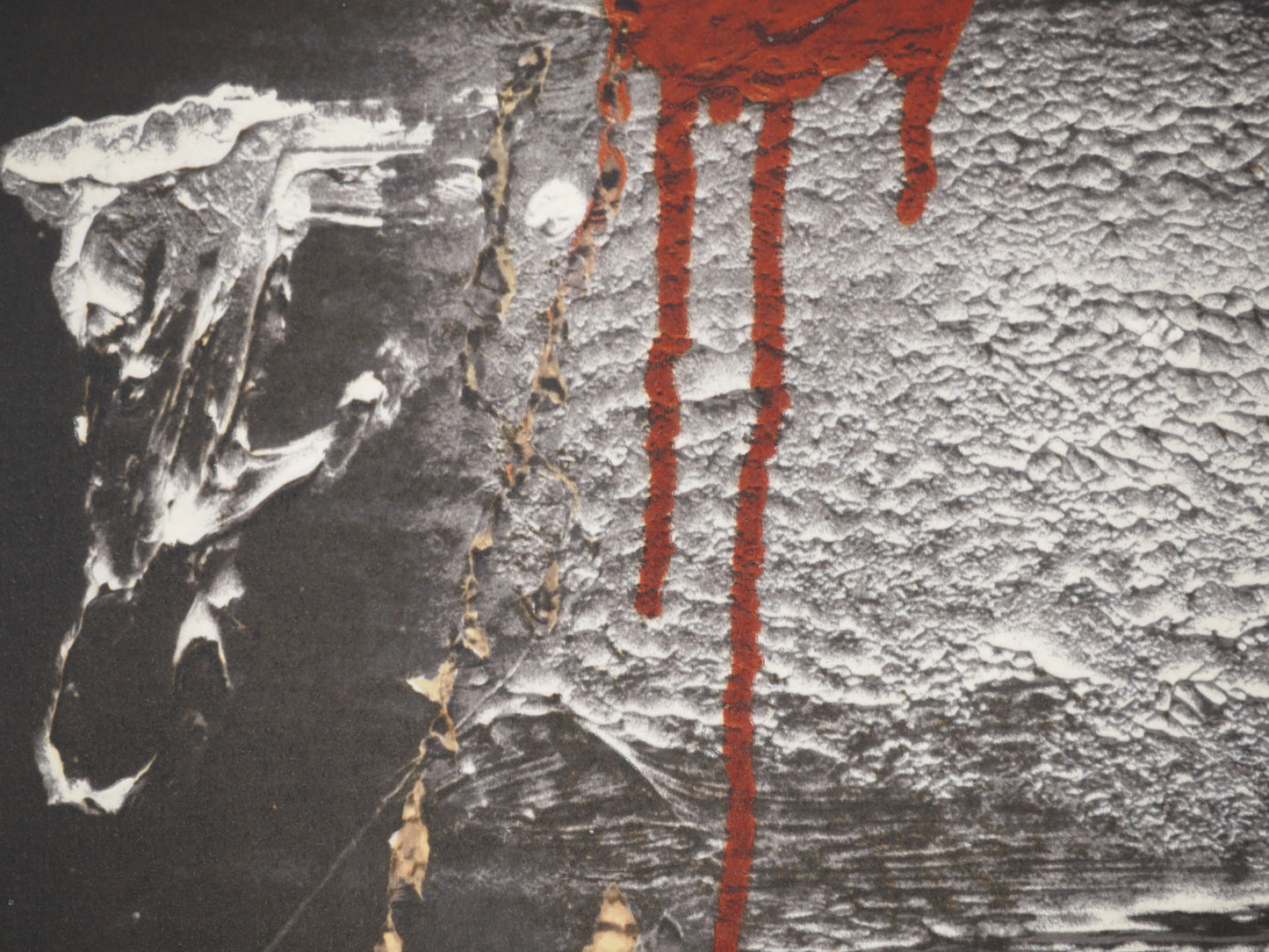 Antoni TAPIES : Empreinte de chaussure - Lithographie signée