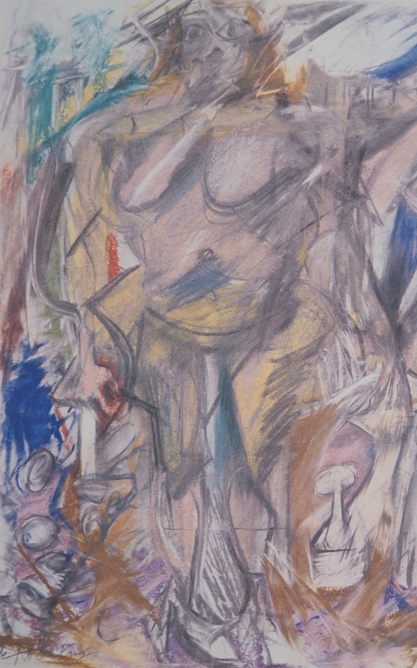 Willem DE KOONING : Deux femmes - Lithographie signée