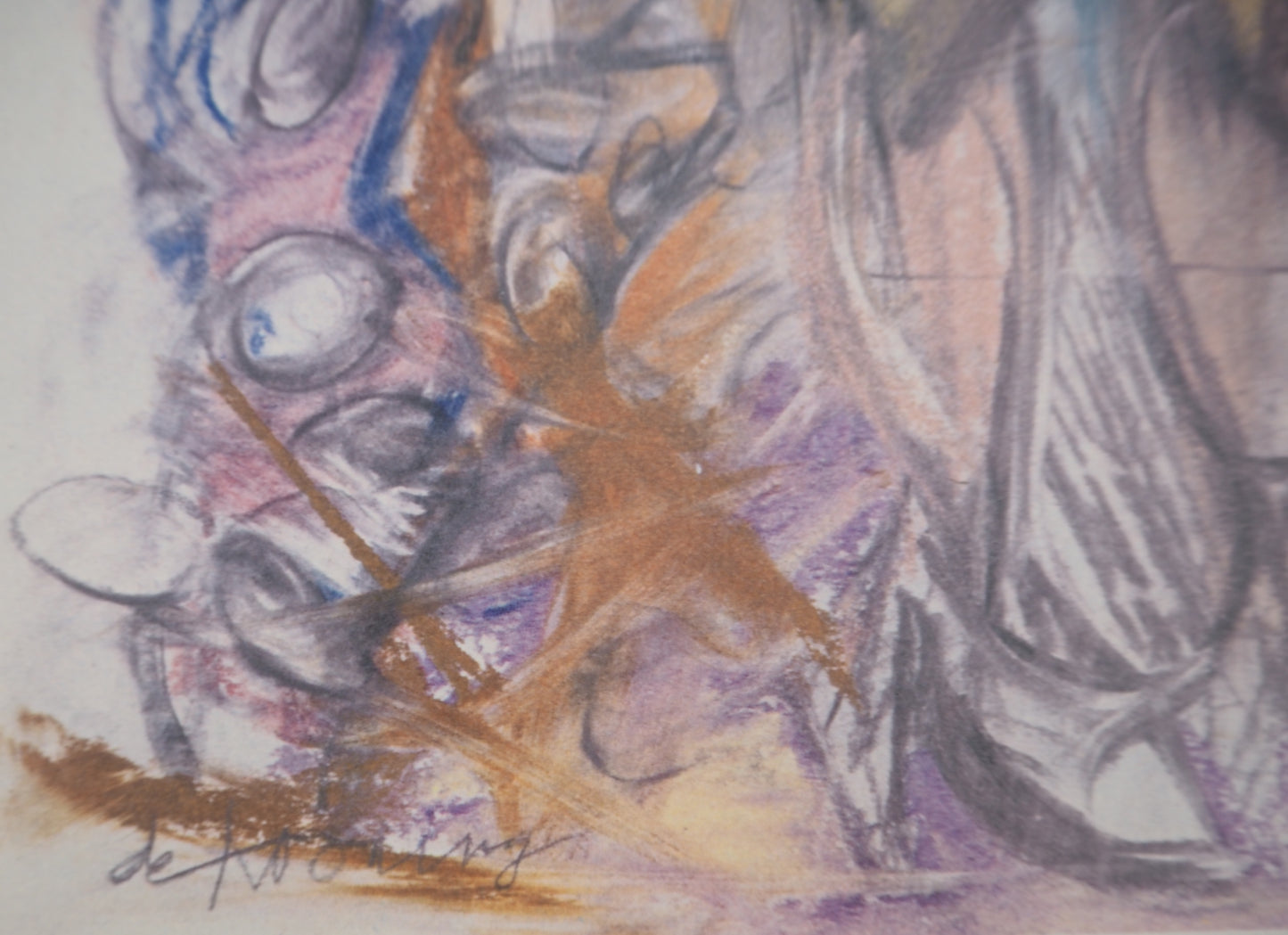 Willem DE KOONING : Deux femmes - Lithographie signée
