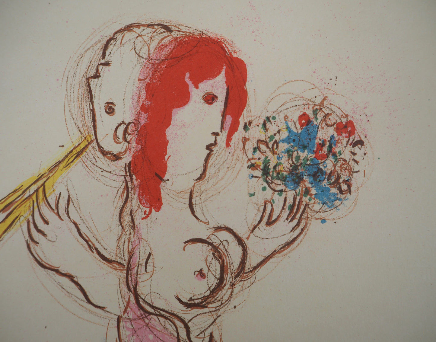 Marc CHAGALL : Daphnis et Chloé - Lithographie originale