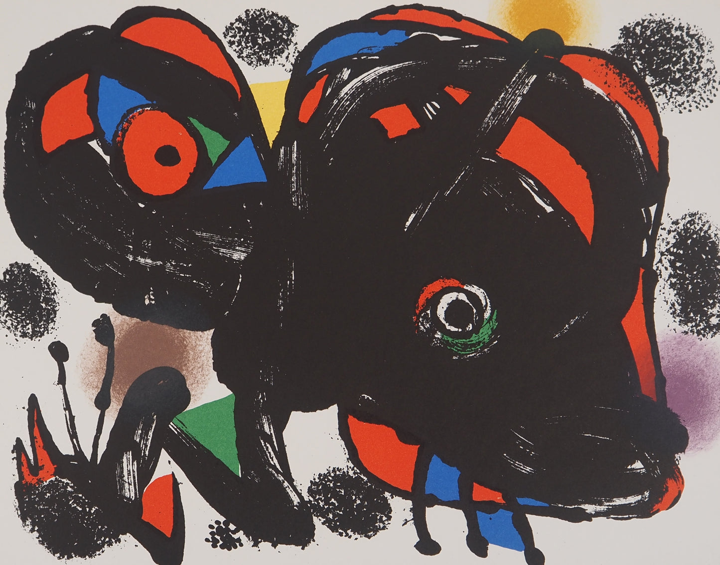 Joan MIRO : Animal sauvage - Lithographie originale
