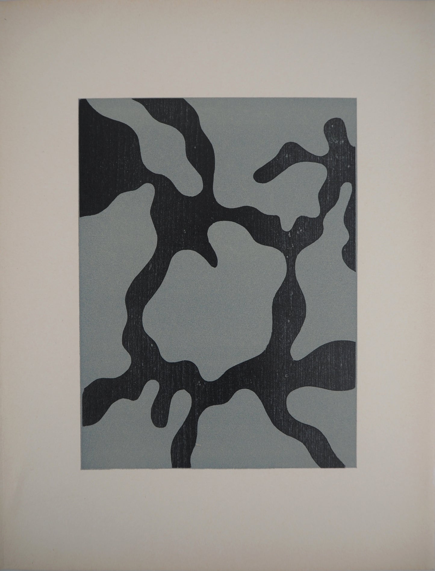 Jean ARP : Relief - Bois gravé original