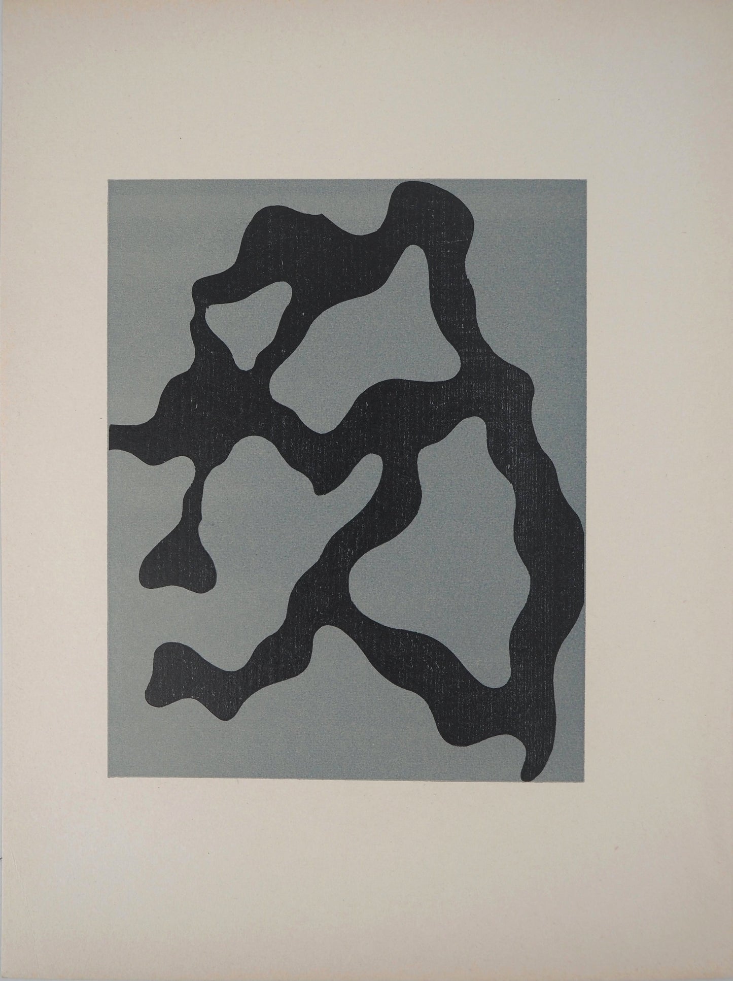 Jean ARP : Relief II - Bois gravé original