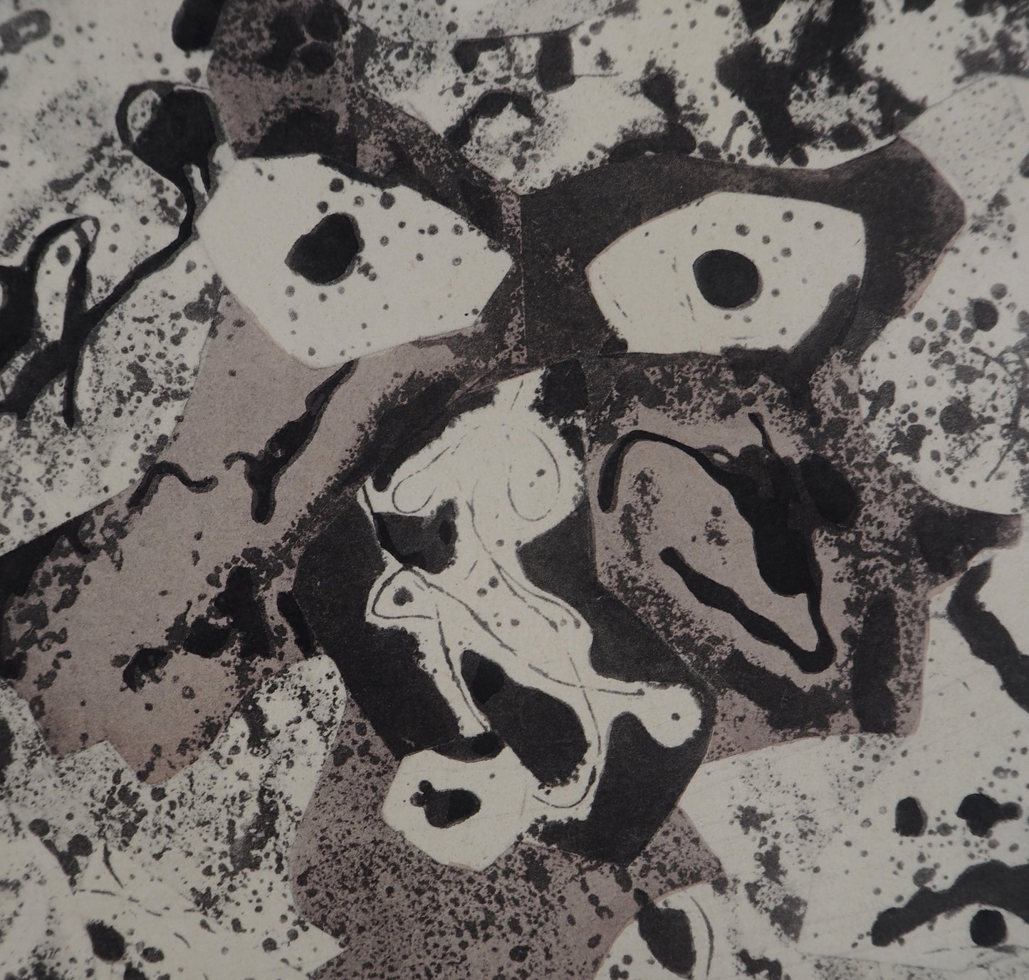 Jean DUBUFFET : Portrait - Pochoir signé