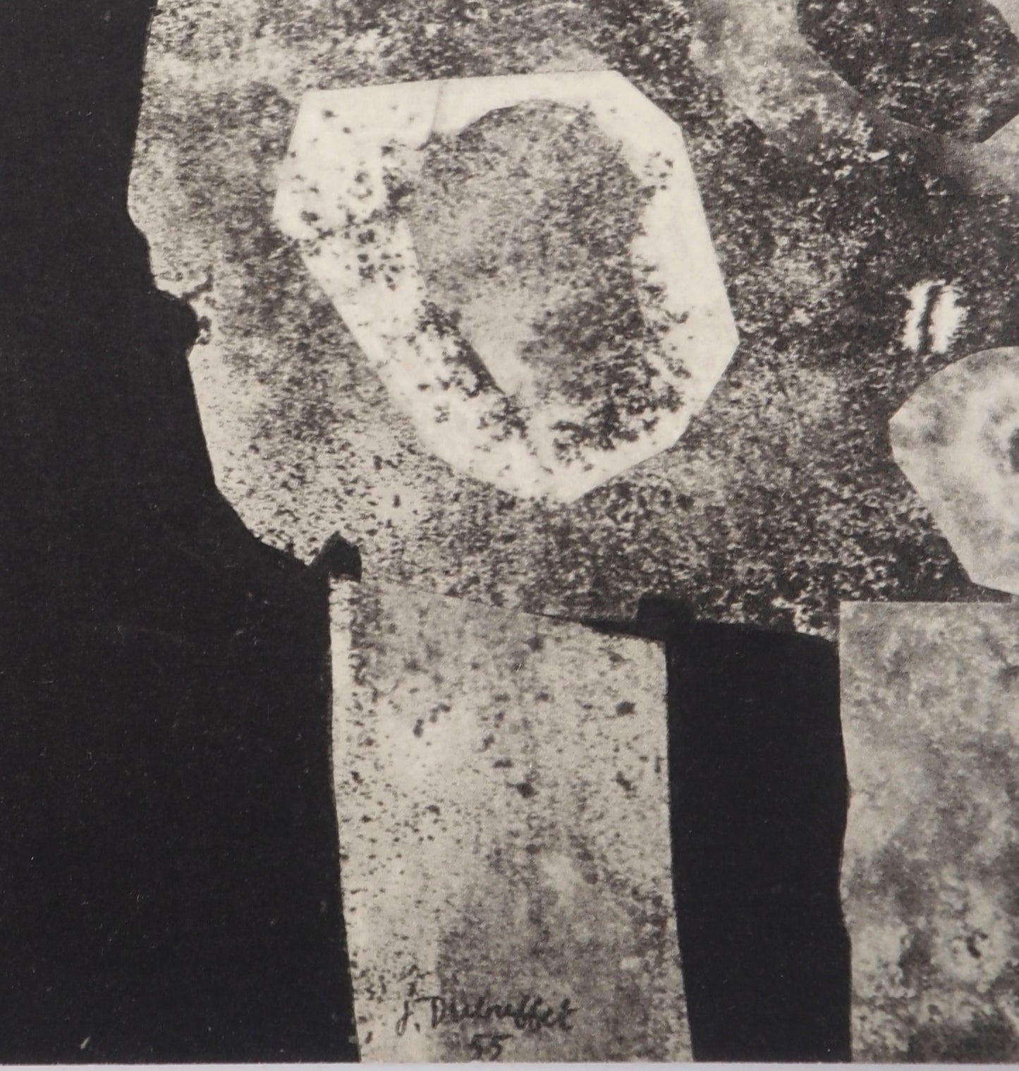 Jean DUBUFFET : Jeune homme - Pochoir signé