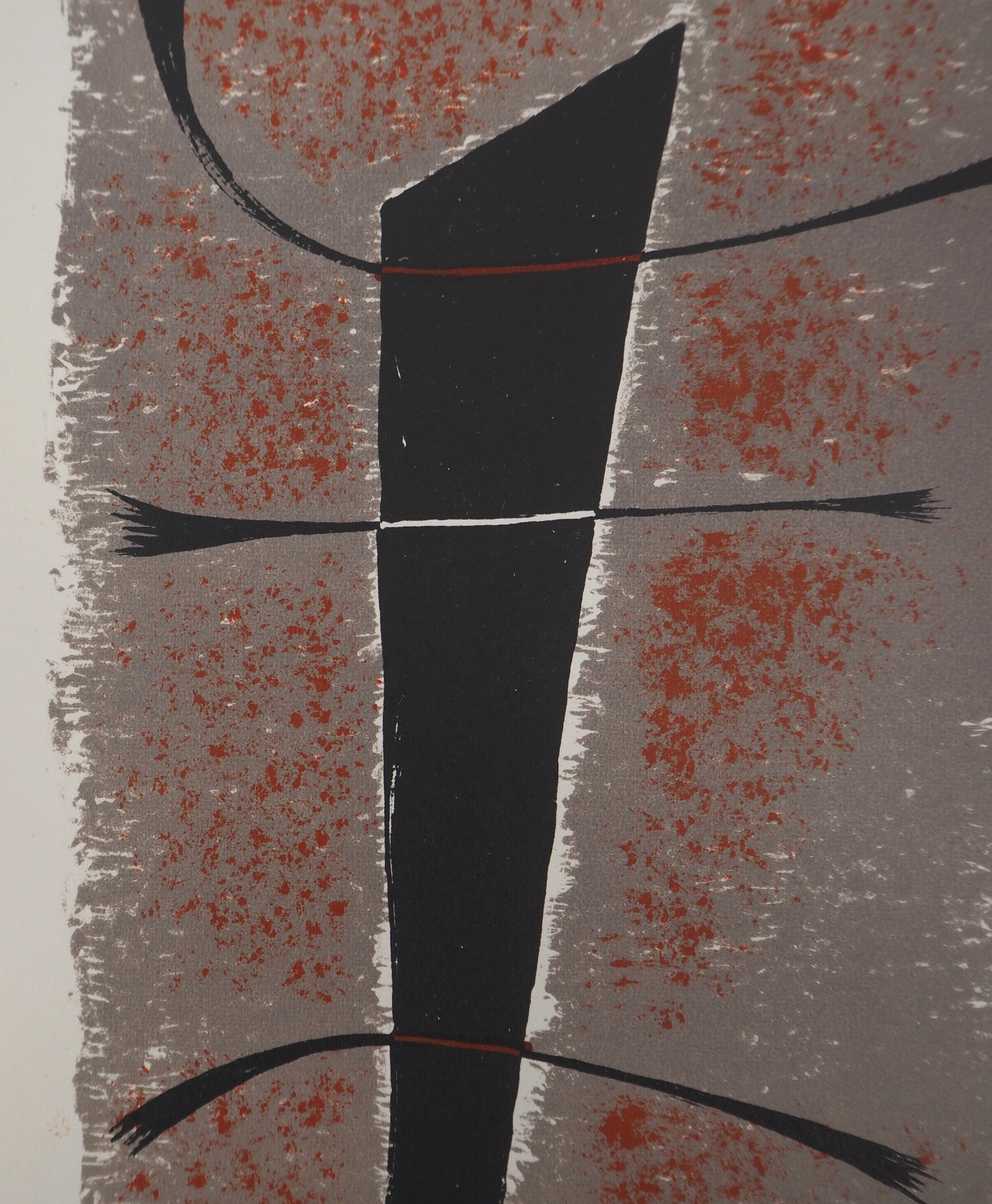 Gustave SINGIER : Composition abstraite - Lithographie originale