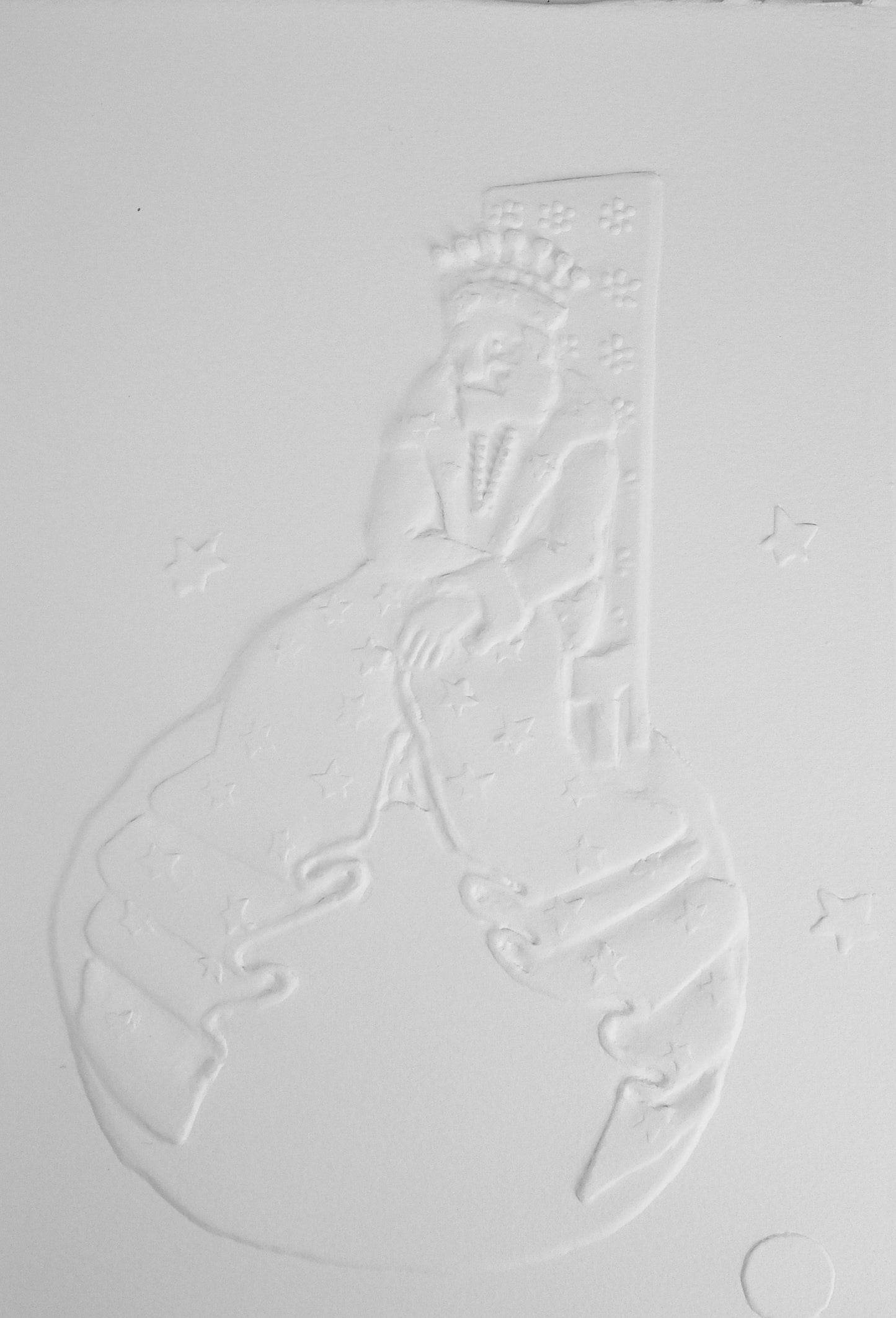 Antoine DE SAINT EXUPERY : Le Roi - Gravure sur bois