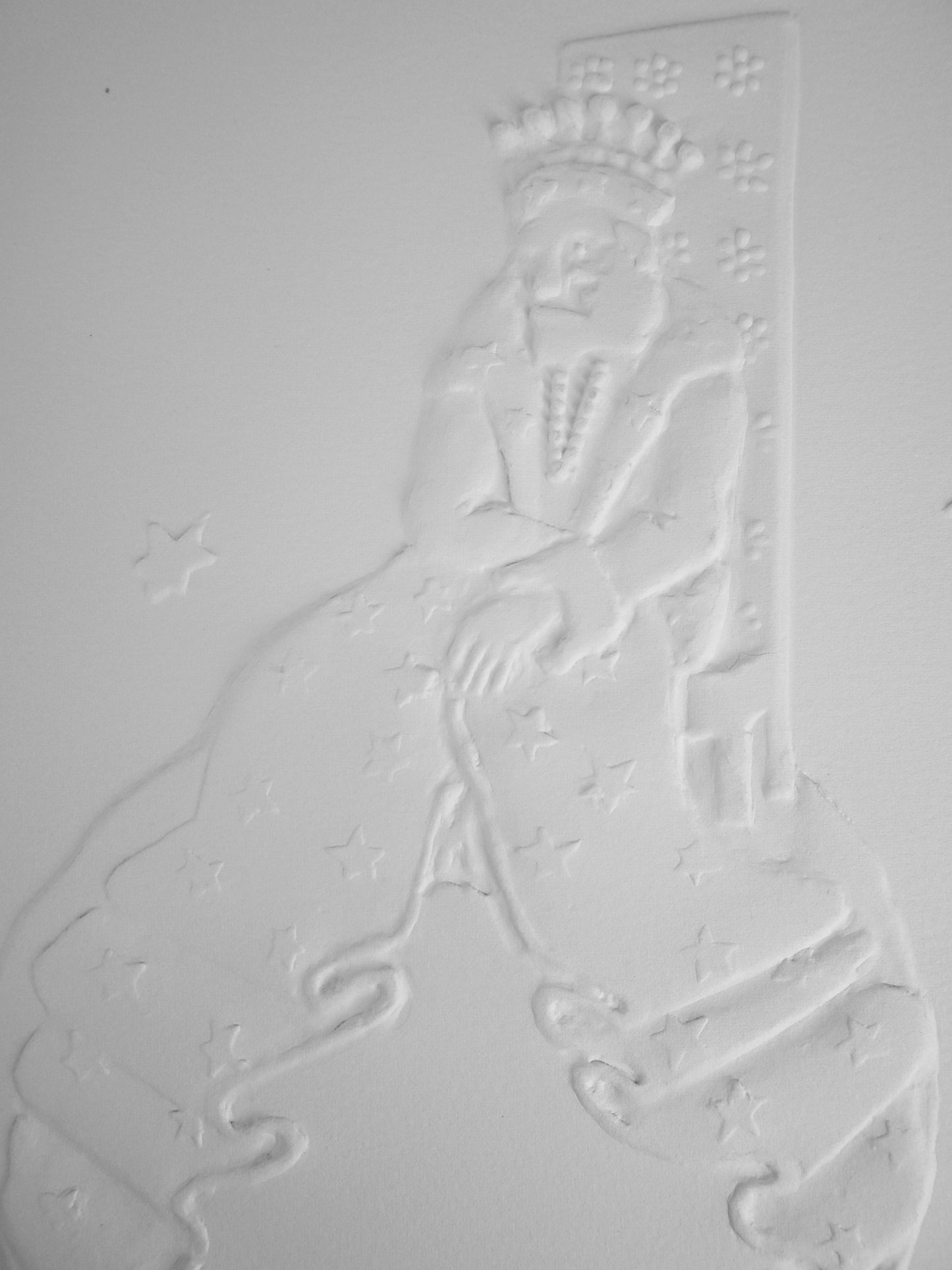 Antoine DE SAINT EXUPERY : Le Roi - Gravure sur bois