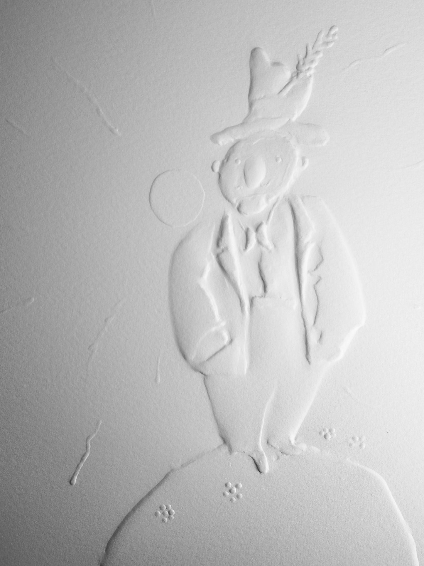 Antoine DE SAINT EXUPERY : Le vaniteux - Gravure sur bois