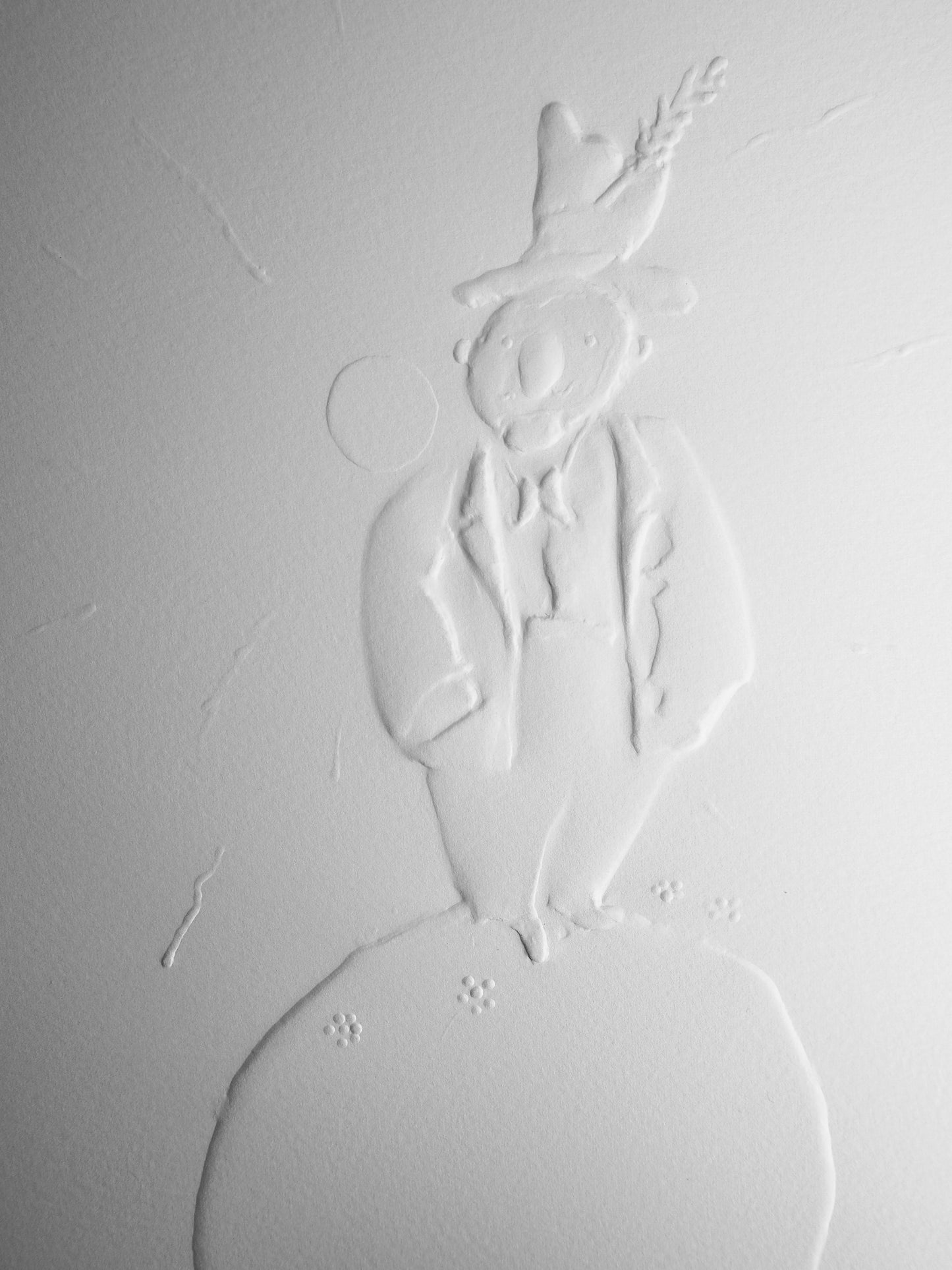 Antoine DE SAINT EXUPERY : Le vaniteux - Gravure sur bois