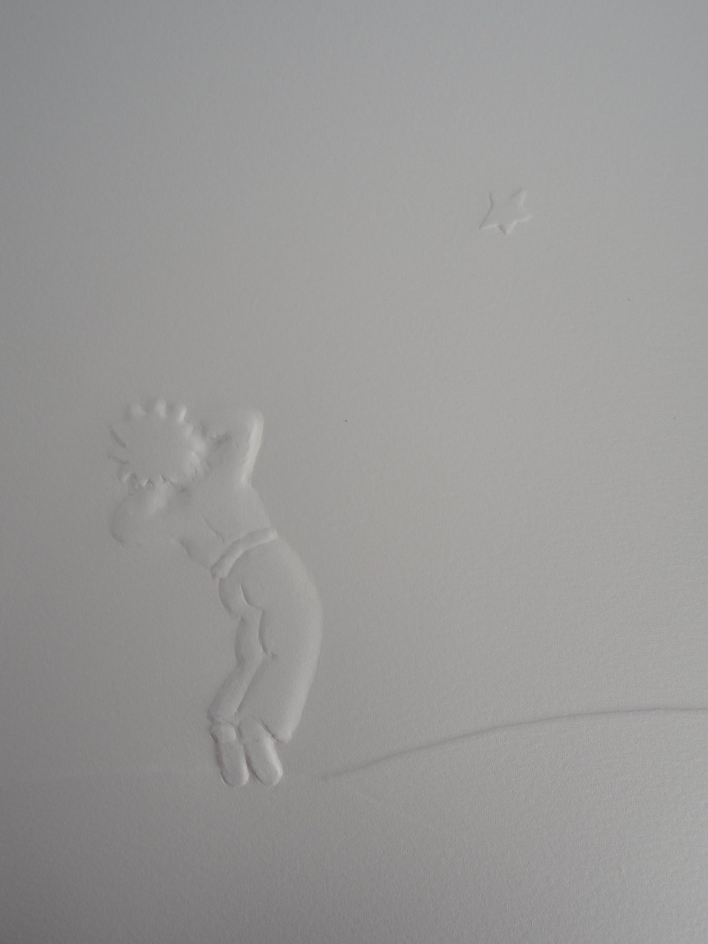 Antoine DE SAINT EXUPERY : Le rêve du petit prince - Gravure sur bois