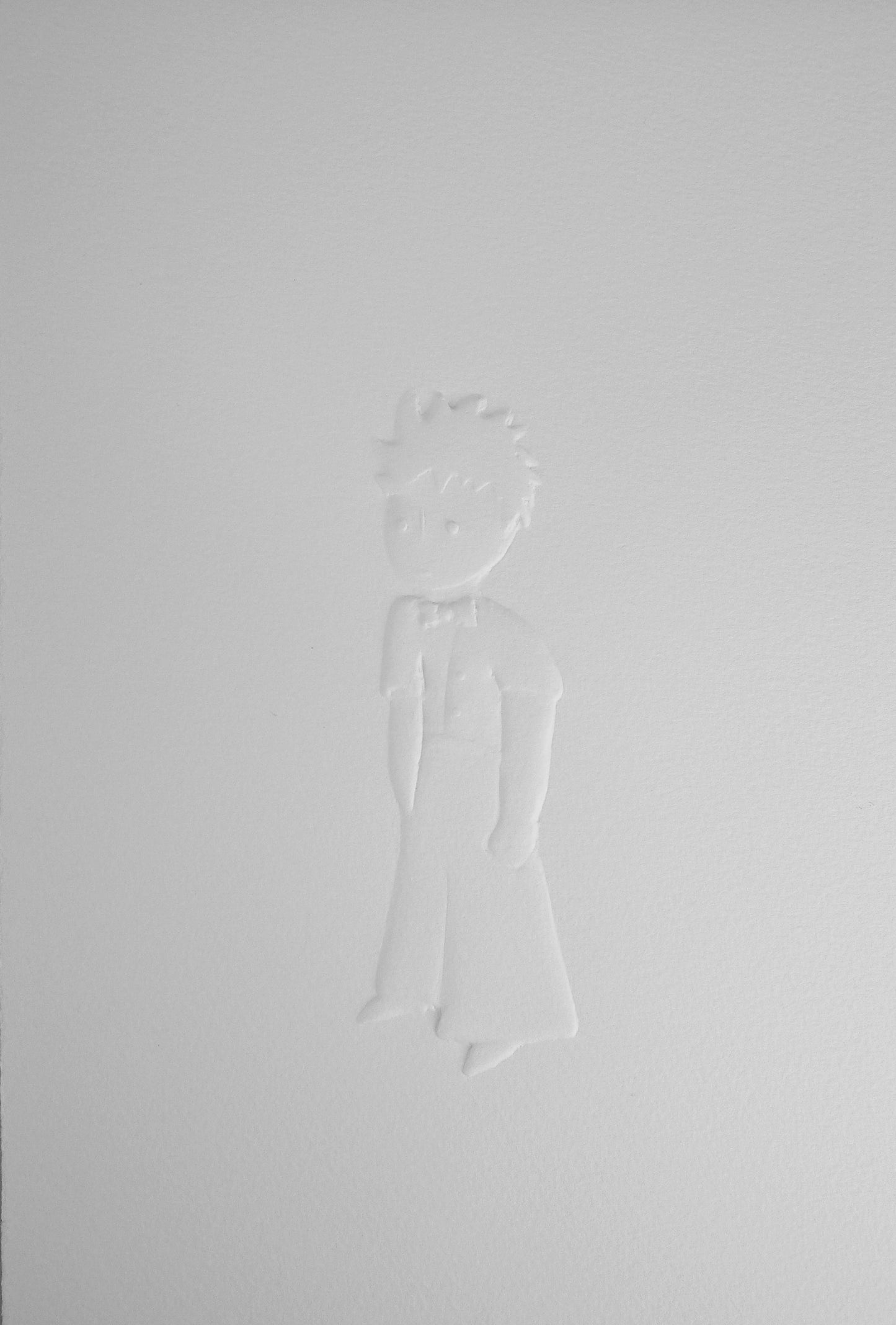 Antoine DE SAINT EXUPERY : Portrait du petit prince - Gravure sur bois