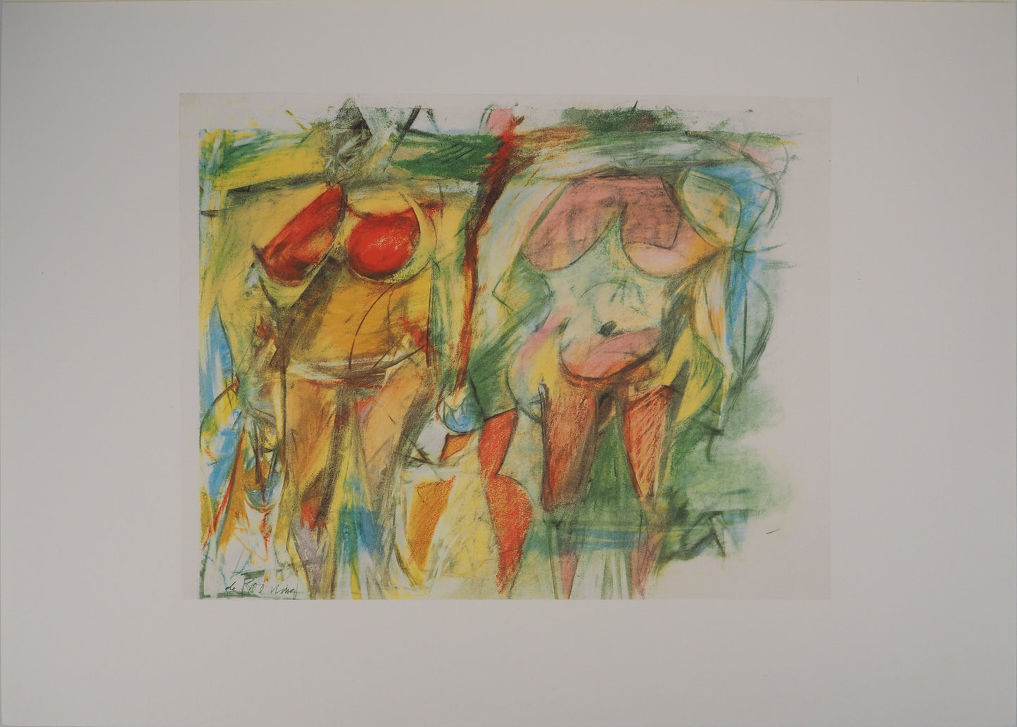 Willem DE KOONING : Femmes nues - Lithographie signée