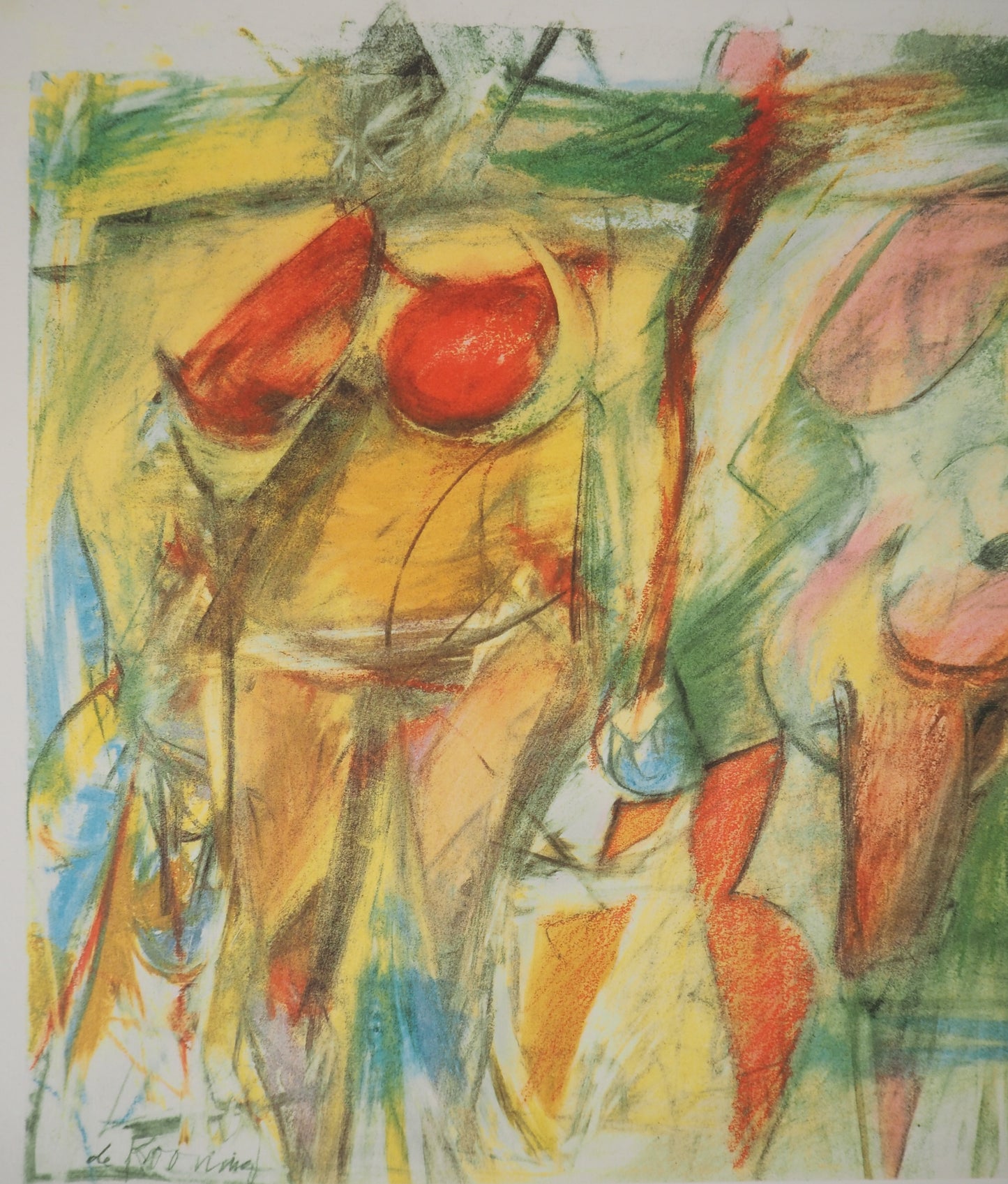 Willem DE KOONING : Femmes nues - Lithographie signée