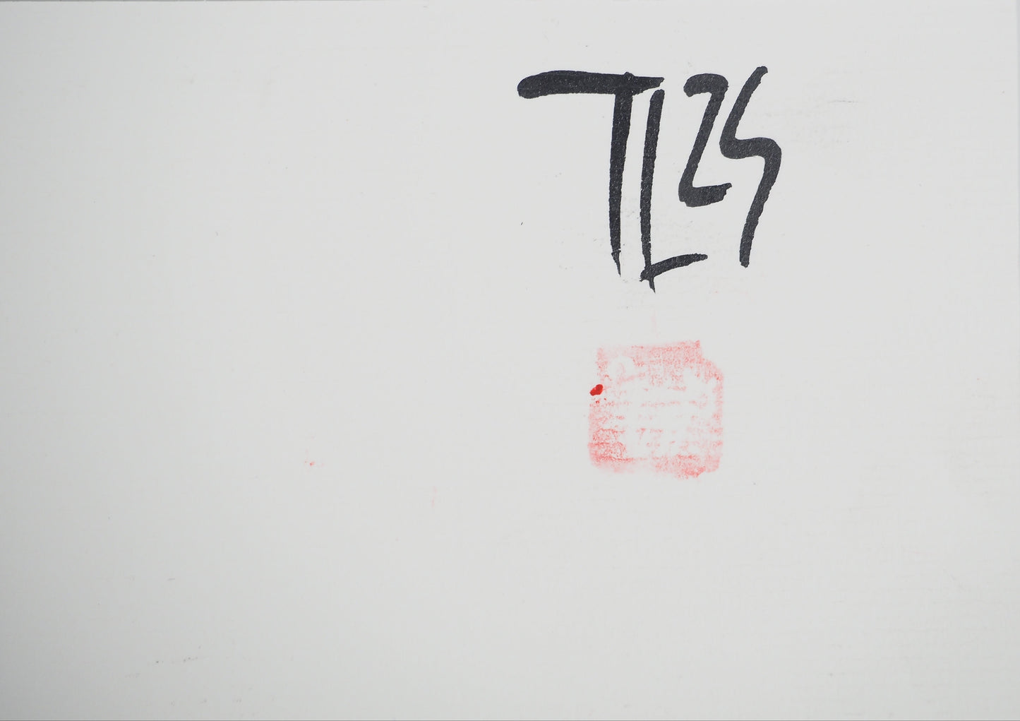 Laszlo TIBAY : L'hibou perché sur sa branche - Dessin original signé