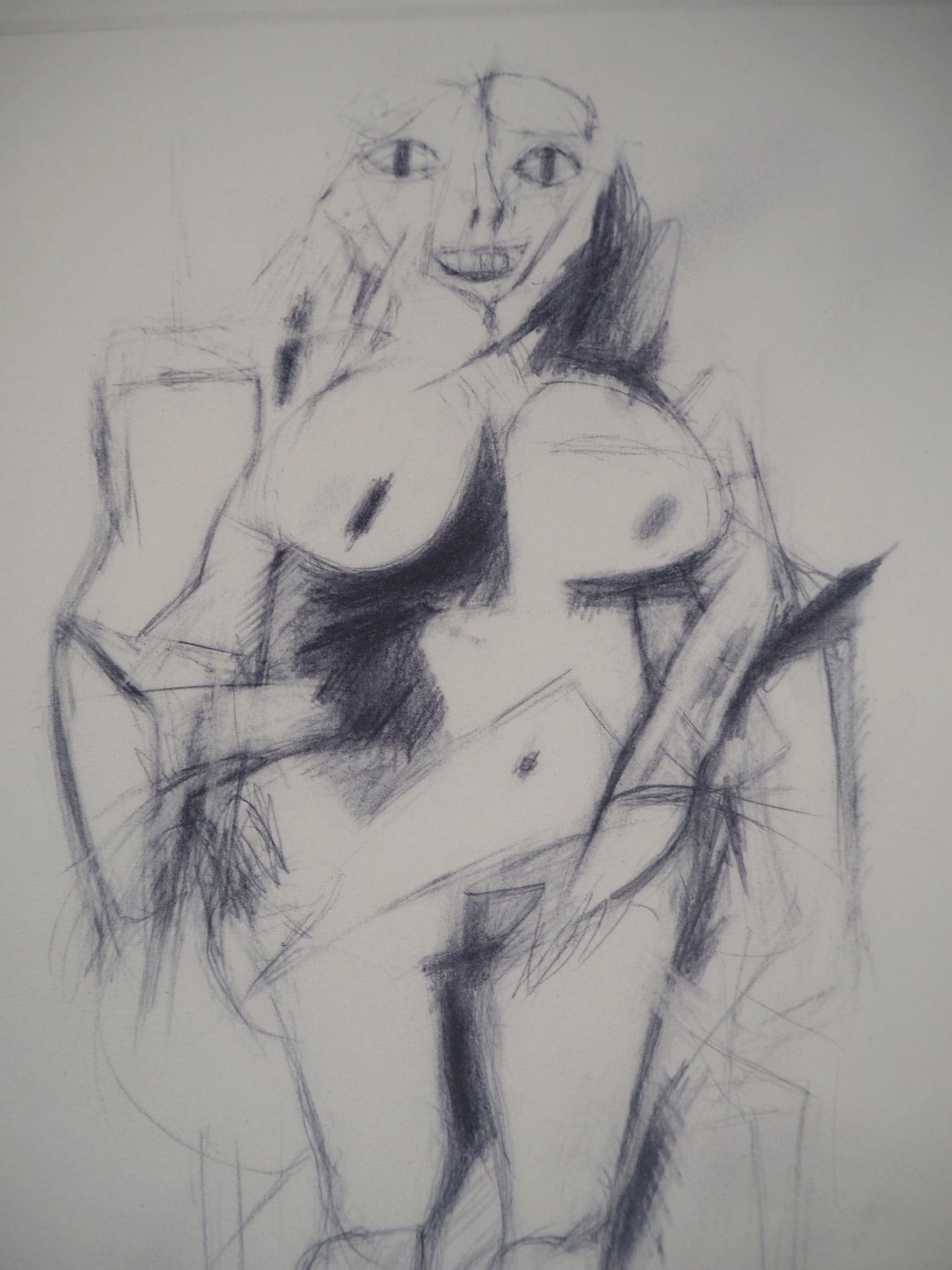 Willem DE KOONING : Nue debout - Lithographie signée