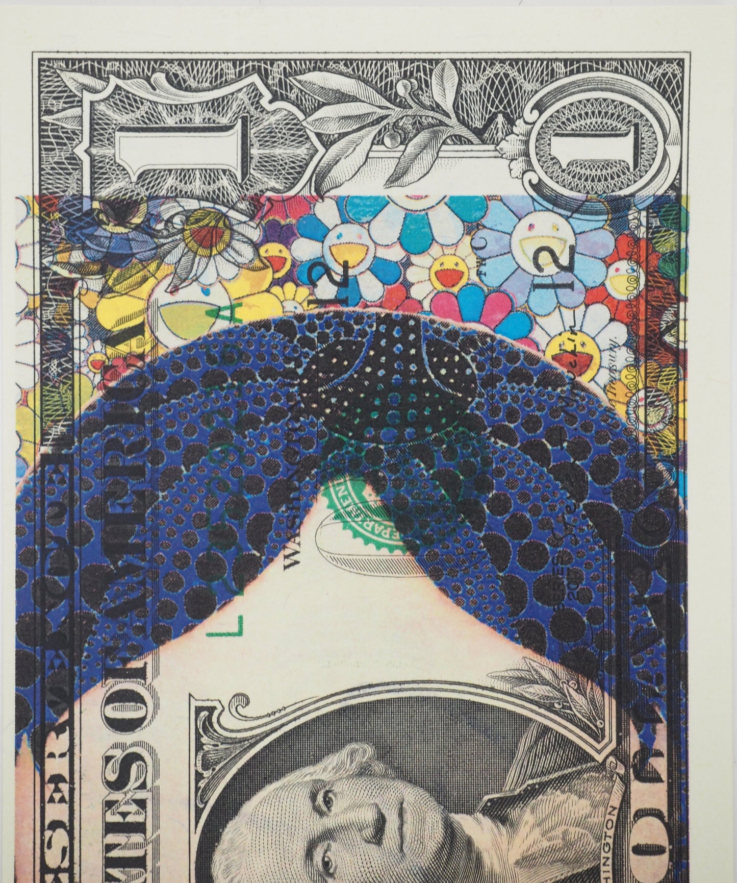 Death NYC : Nara with Kusama's purple hair - Sérigraphie originale signée