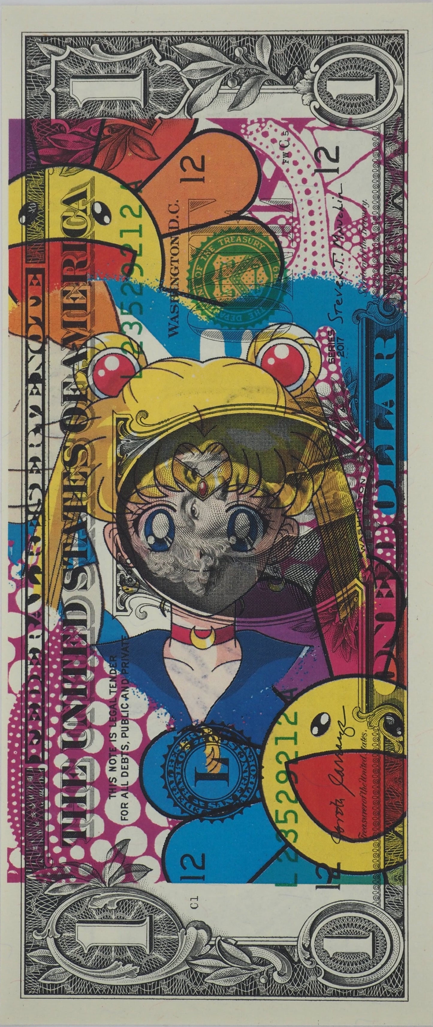 Death NYC : Sailor Moon meets Murakami & Kusama - Sérigraphie originale signée