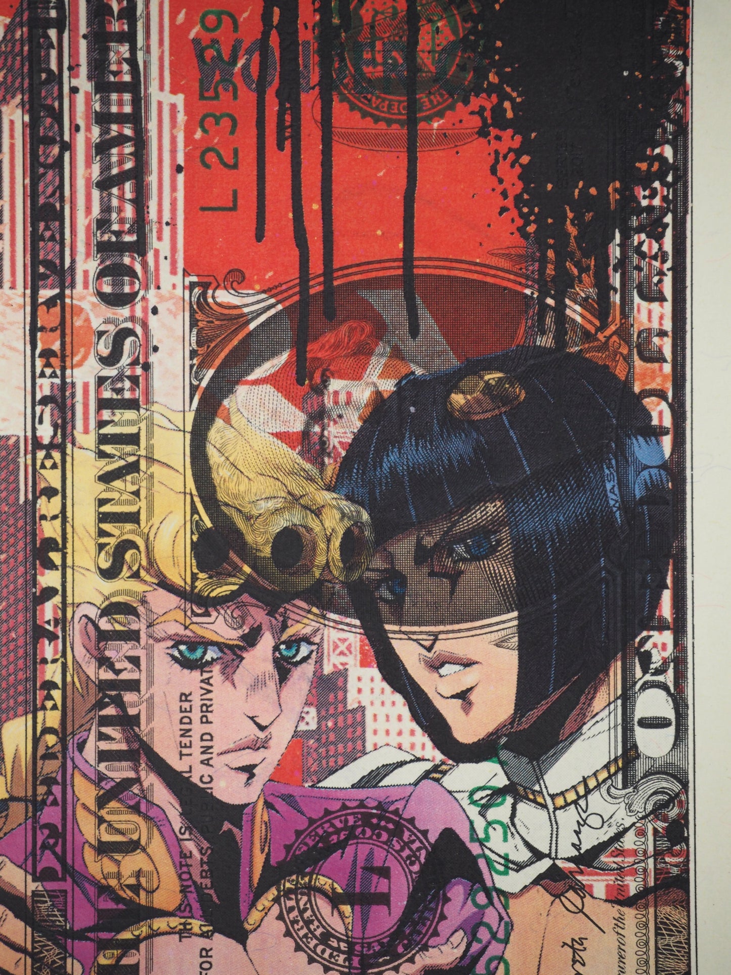 Death NYC : Jojo's Bizarre Adventure in NY - Sérigraphie originale signée