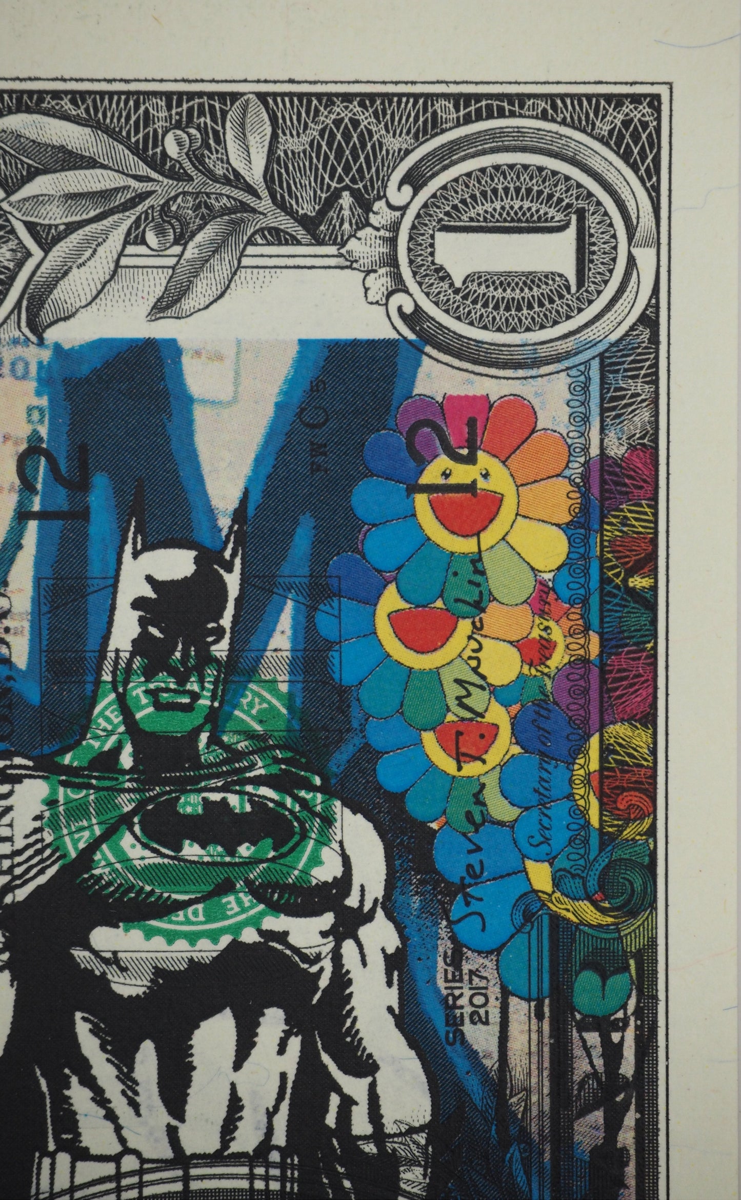 Death NYC : Batman with Louis Vuitton bag - Sérigraphie originale signée