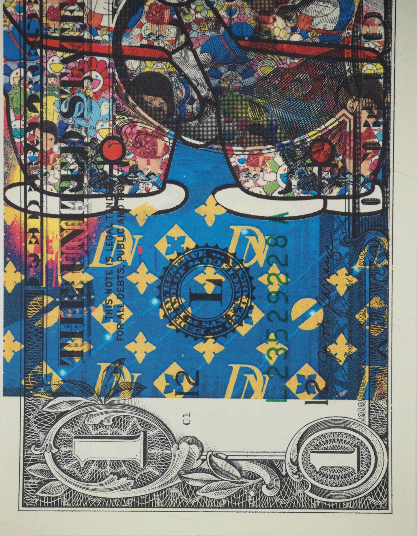 Death NYC : Doraemon in NY's background - Sérigraphie originale signée
