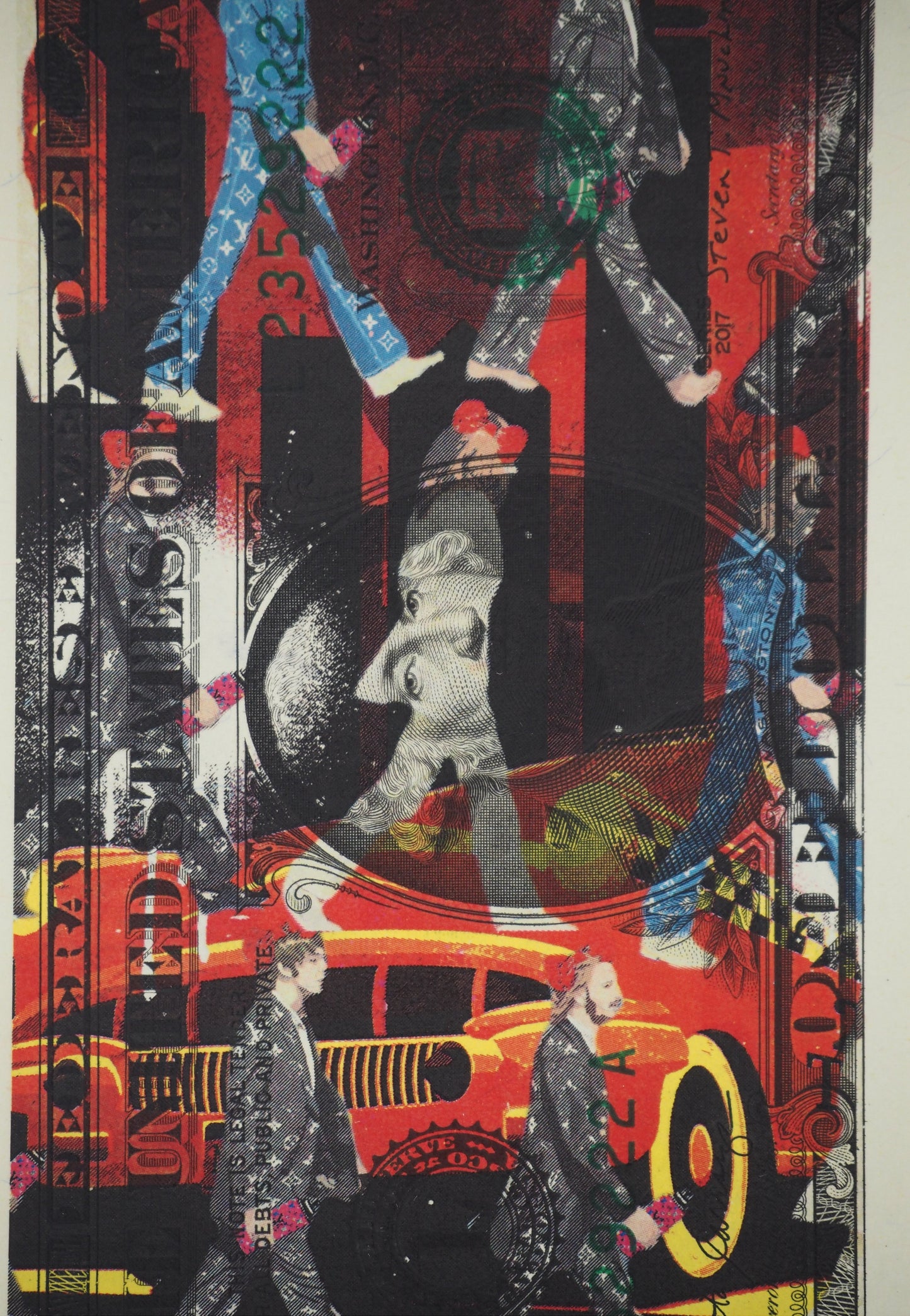 Death NYC : The Beatles with a LV suit - Sérigraphie originale signée